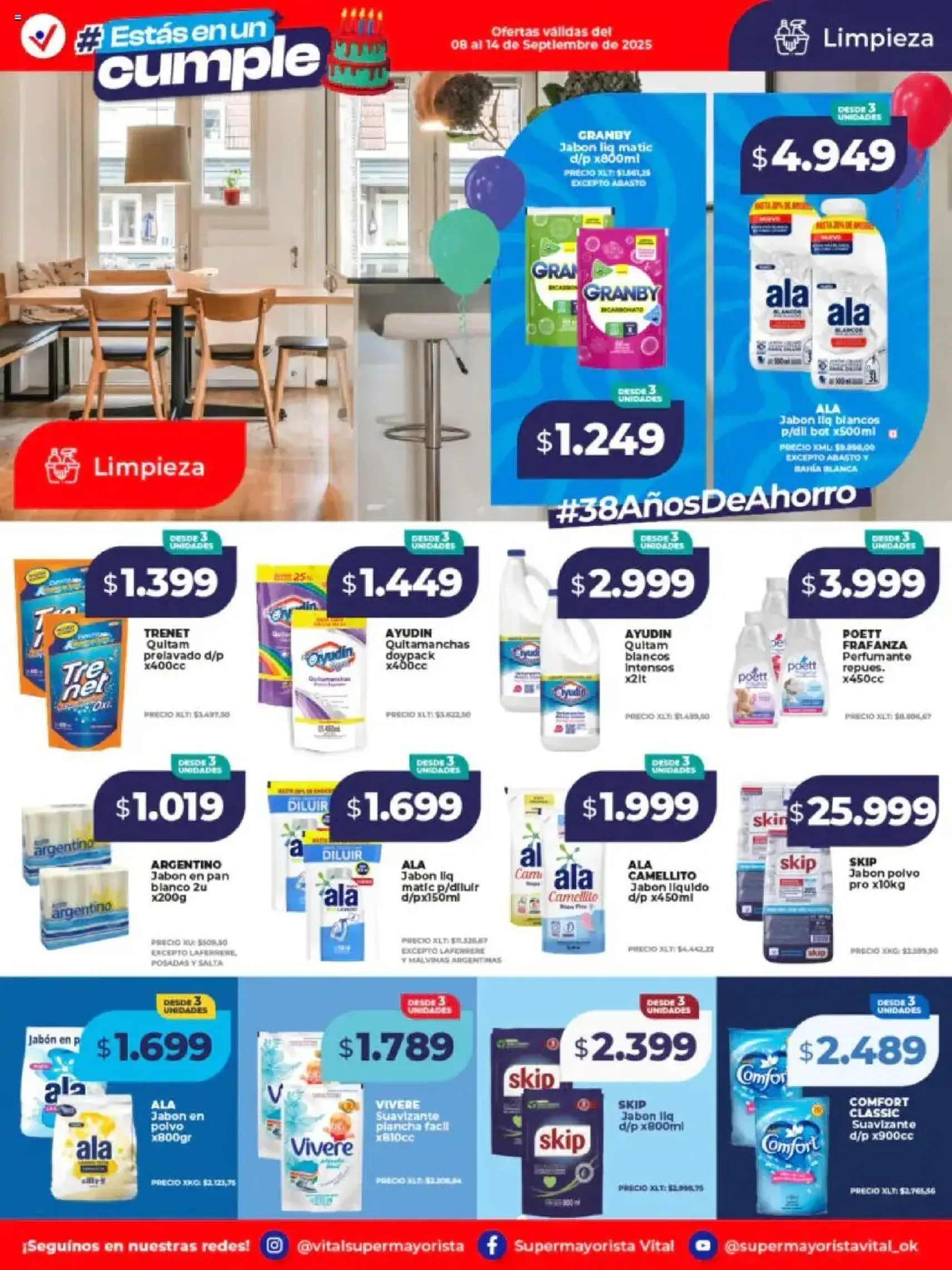 Vital ofertas - folleto válido desde 08/09/2025 página 9 de 21 Vital ofertas - folleto válido desde 08/09/2025 página 9 de 21