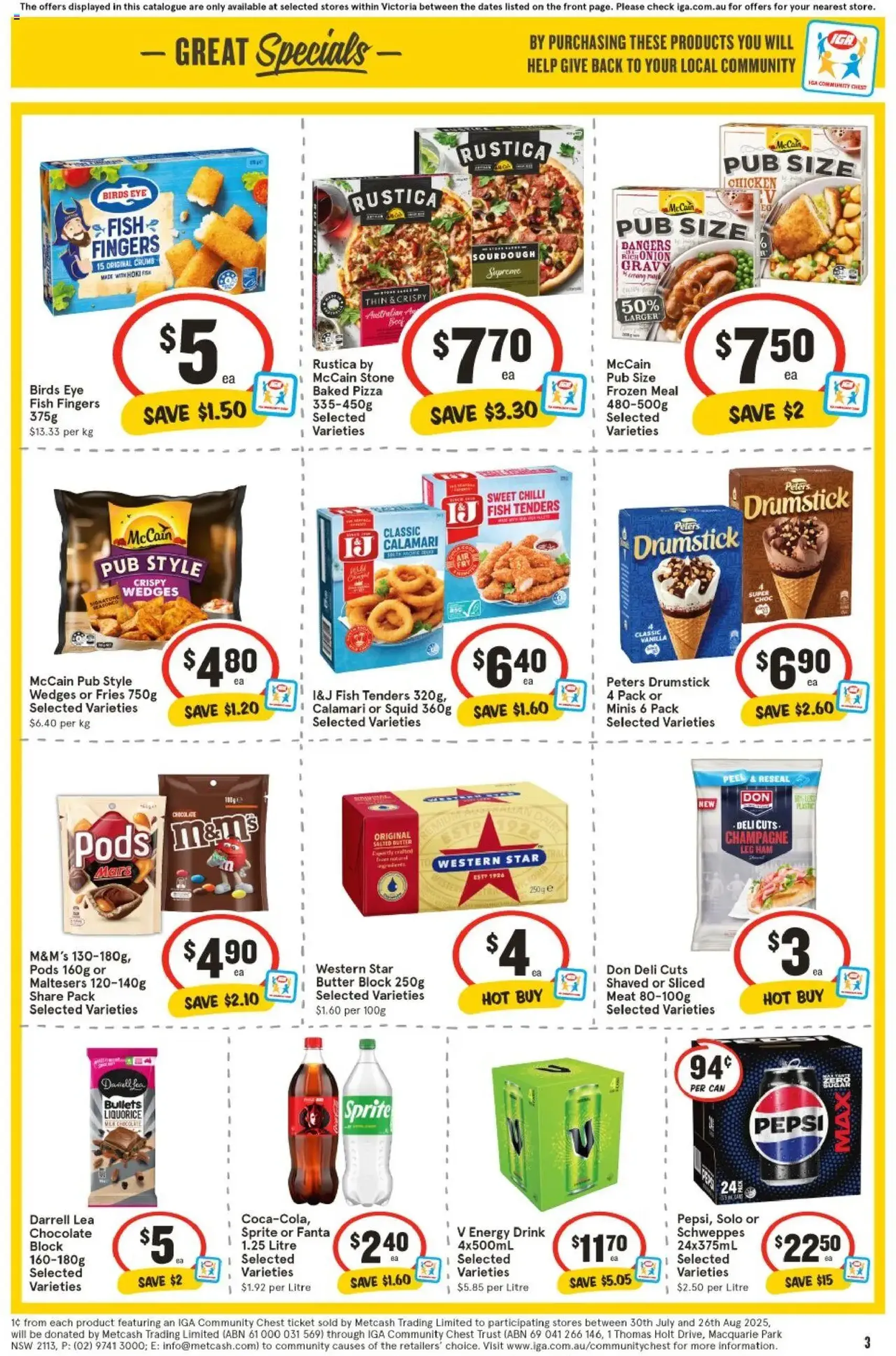 IGA Catalogue VIC - valid flyer from 30/07/2025, page 3 of 44 IGA Catalogue VIC - valid flyer from 30/07/2025, page 3 of 44
