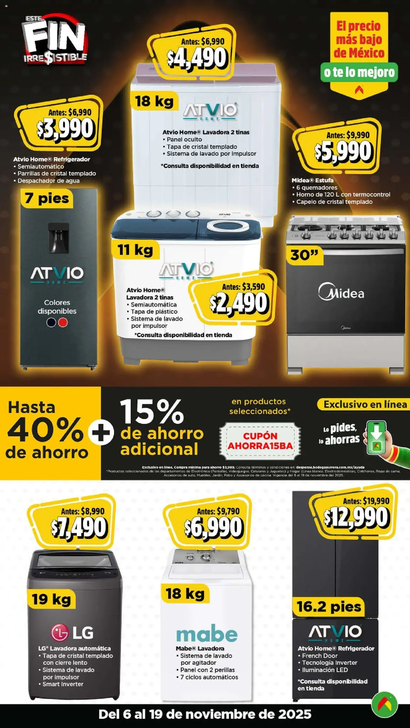 Bodega Aurrerá Buen Fin - folleto válido desde 06/11/2025 página 13 de 27