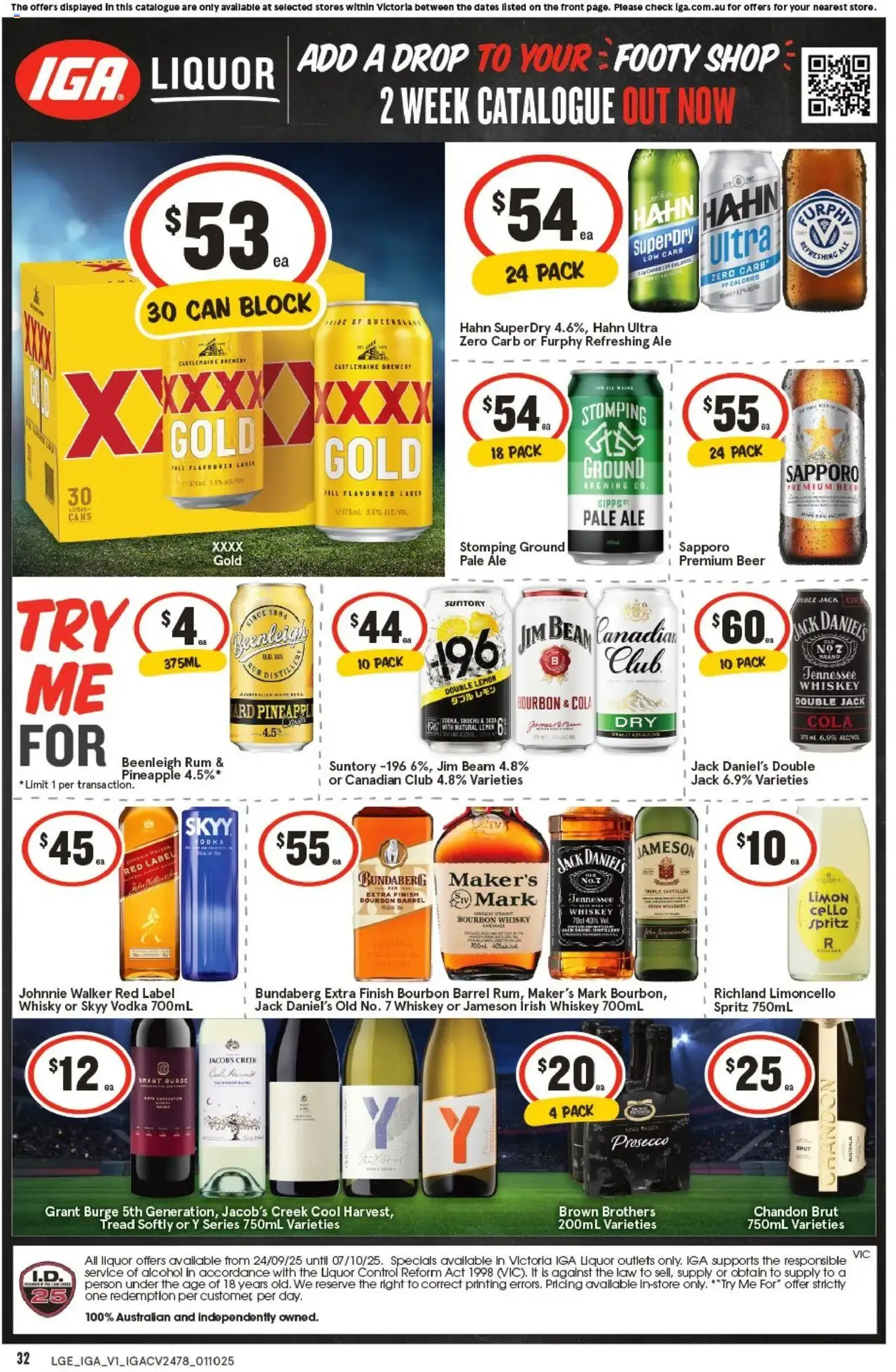 IGA Catalogue VIC - valid flyer from 01/10/2025, page 34 of 35 IGA Catalogue VIC - valid flyer from 01/10/2025, page 34 of 35