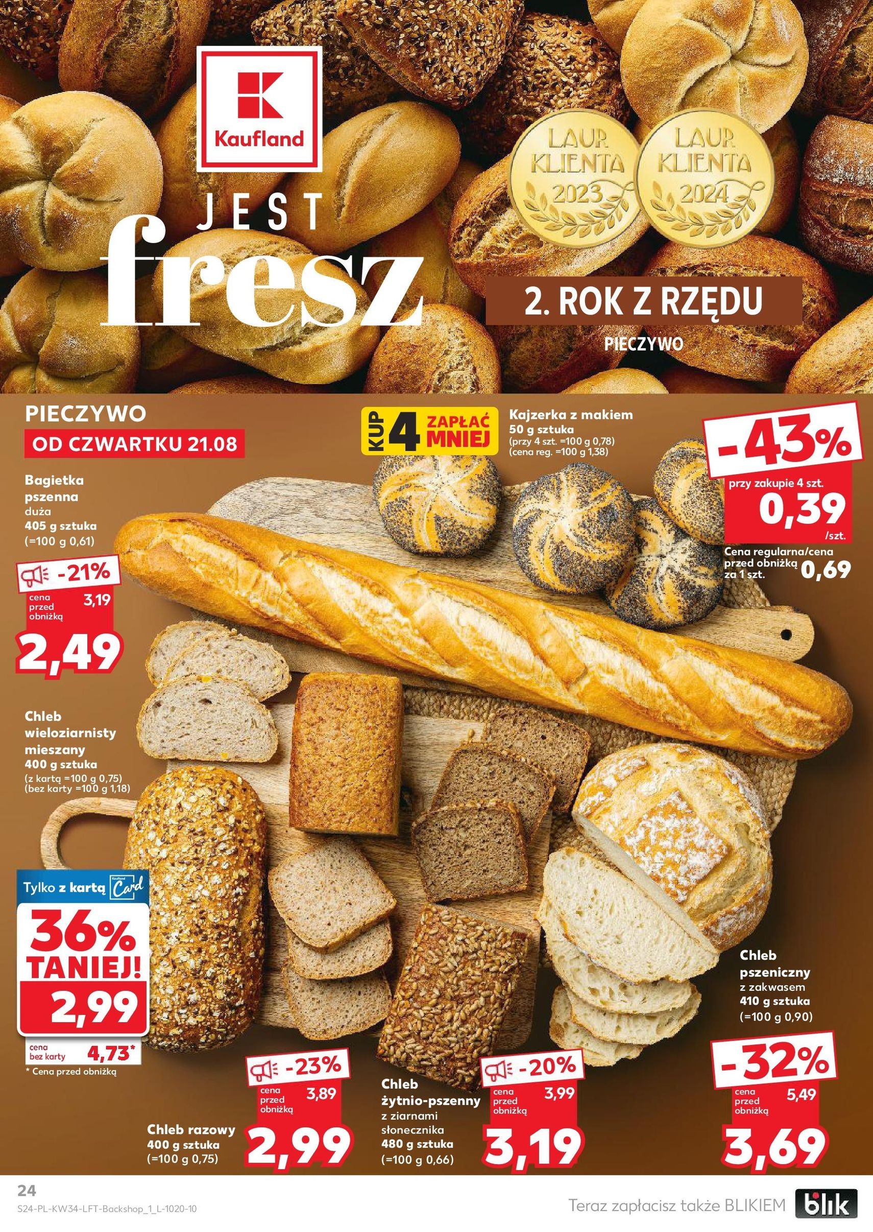 Kaufland gazetka - ważny gazetka od 21.08.2025 strona 24 z 54 Kaufland gazetka - ważny gazetka od 21.08.2025 strona 24 z 54