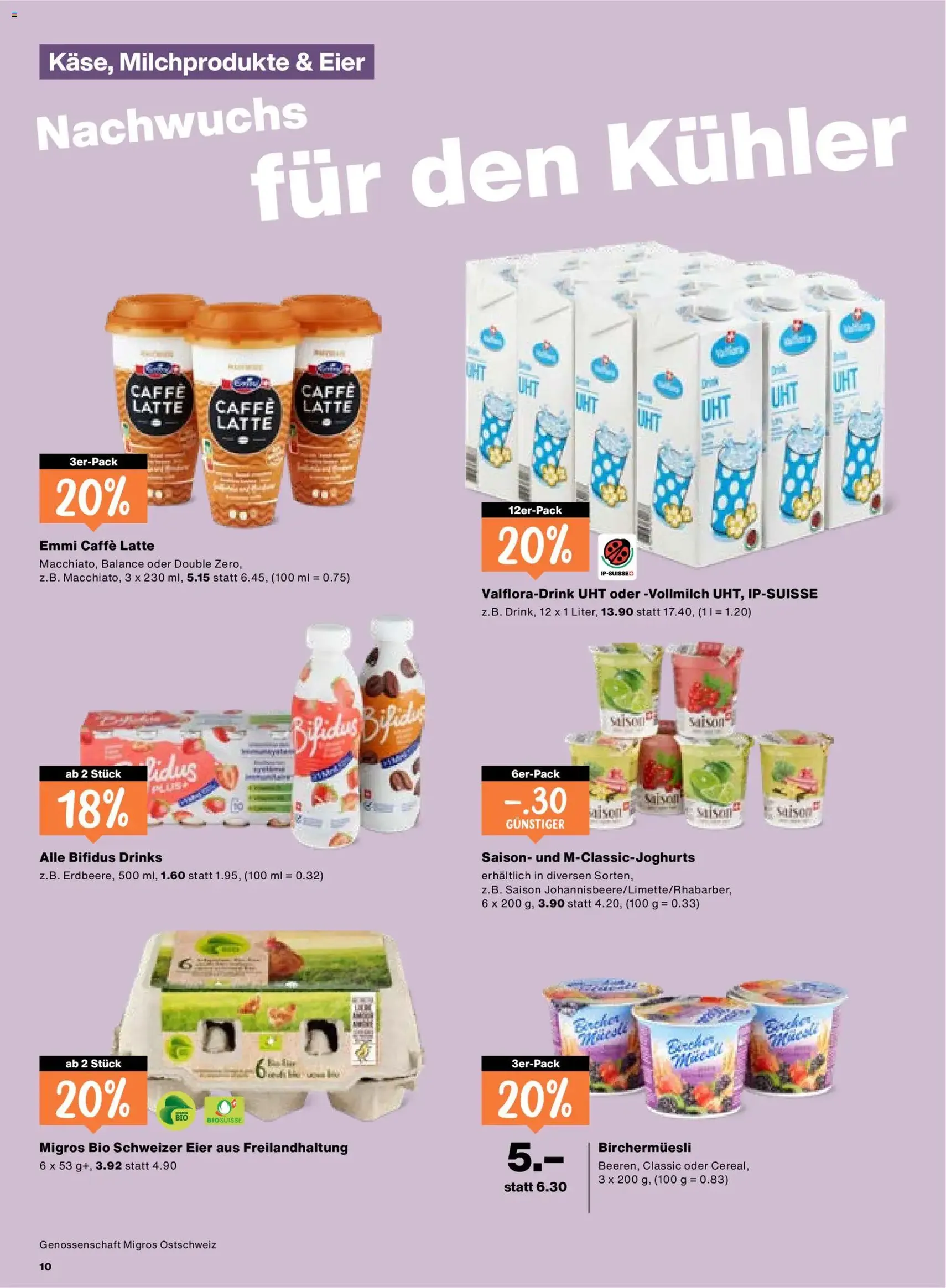 Migros aktionen - Gültiger Prospekt ab 16.07.2026, Seite 10 von insgesamt 20