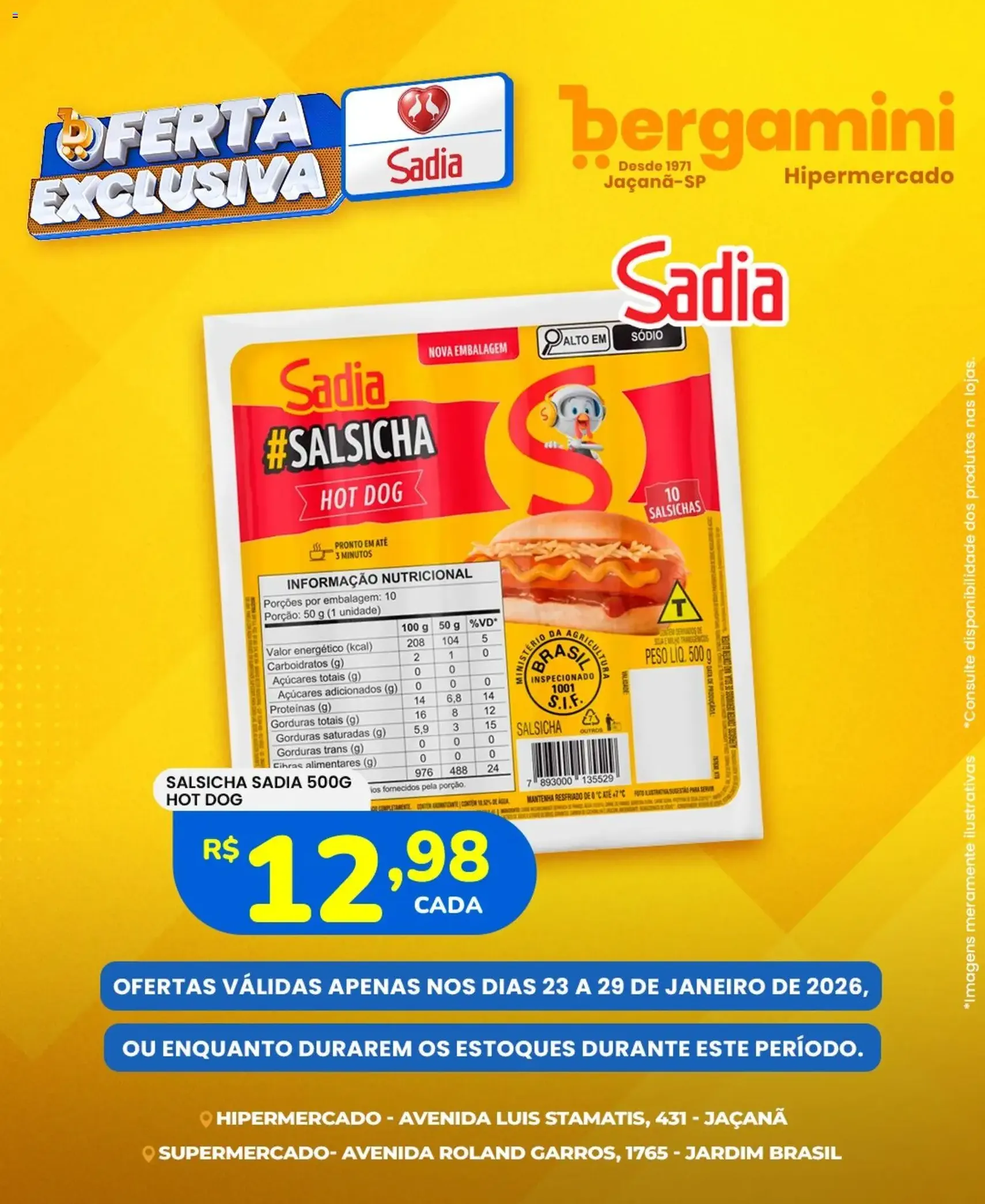 Supermercado Bergamini - Ofertas Sadia e Perdigão - folheto válido a partir de 23/01/2026 página 4 de 7