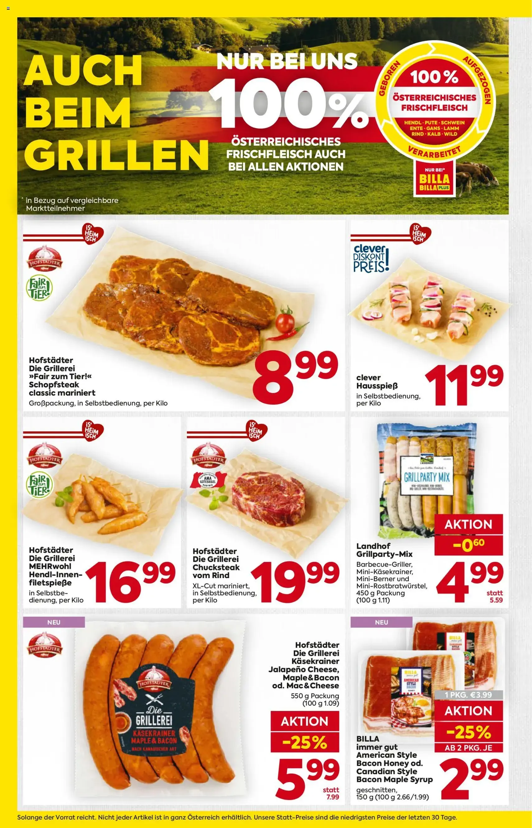 Billa - Flugblatt - Gültiger Prospekt ab 23.04.2026, Seite 4 von insgesamt 16