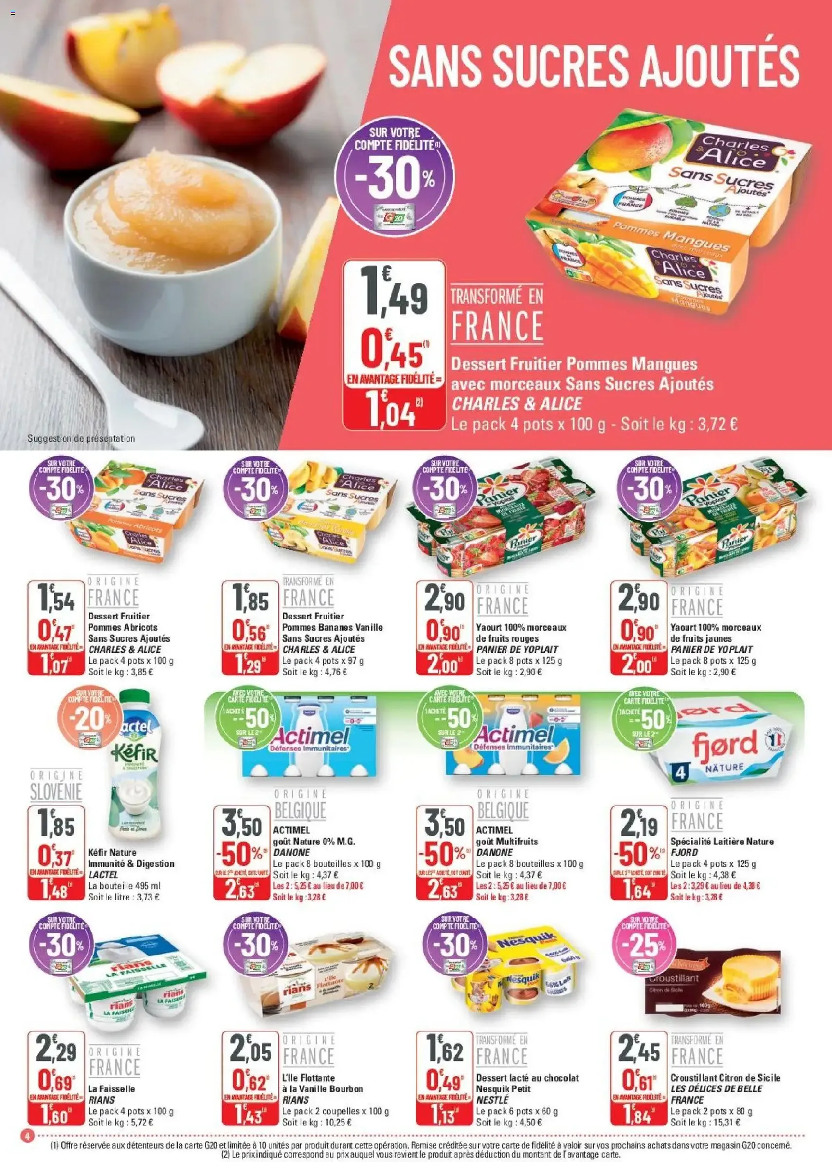 G20 Supermarchés catalogue - brochure valable à partir du 17/06/2026, page 4 sur 20