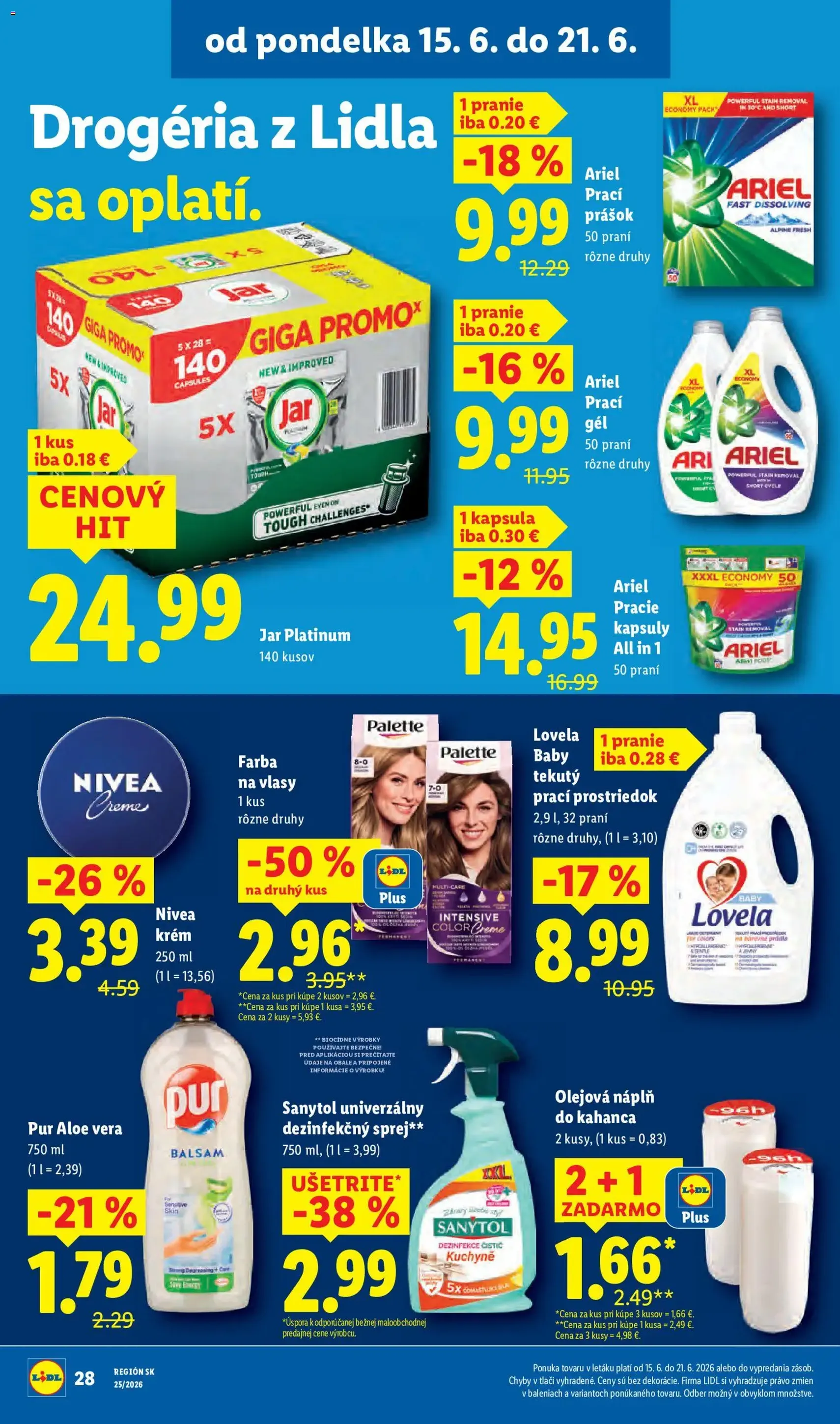 Lidl leták - platný leták od 15.06.2026 strana 40 z 101