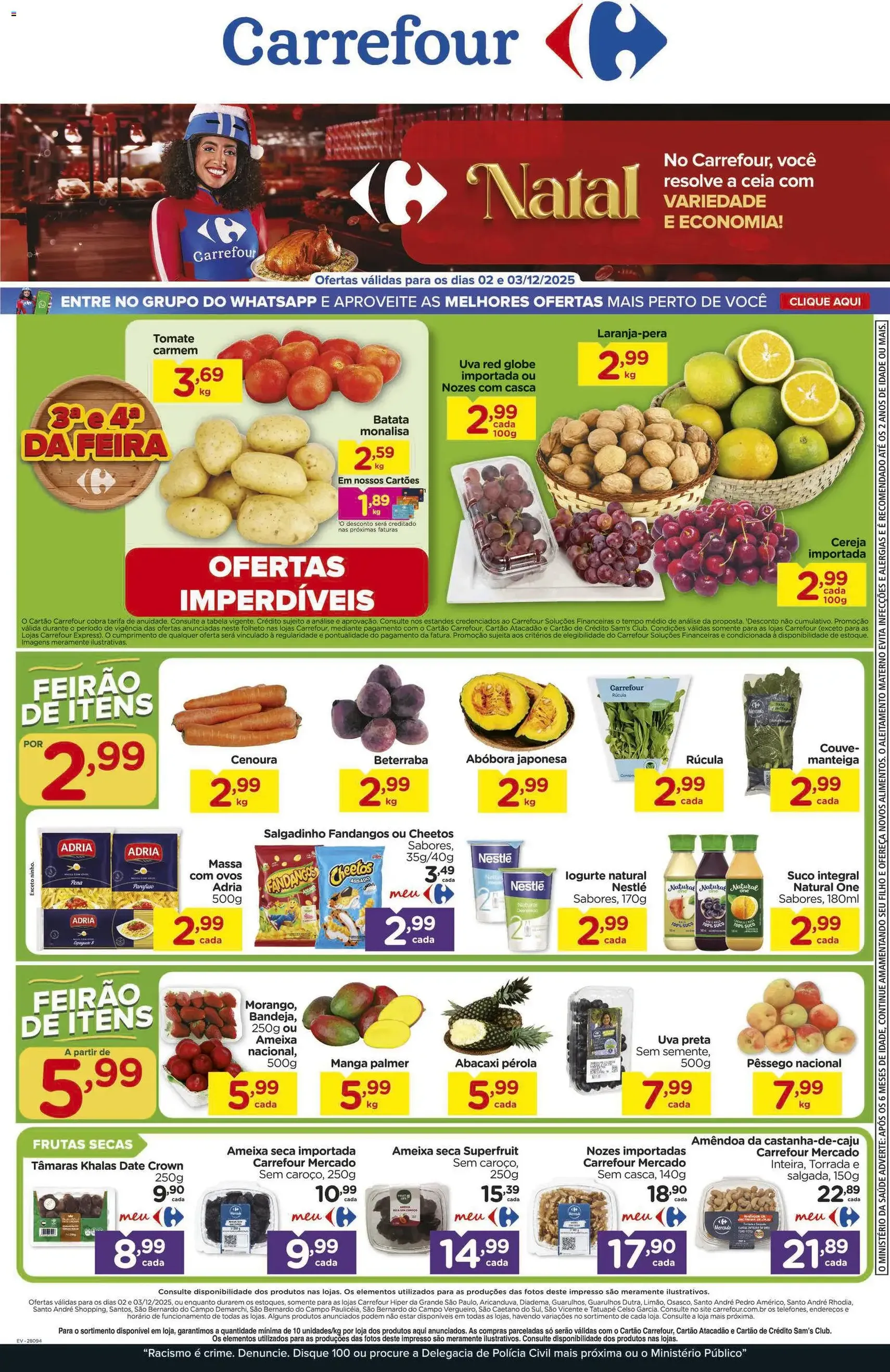 Carrefour - Ofertas Feira - folheto válido a partir de 02/12/2025 página 1 de 3