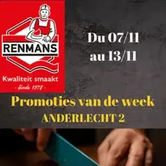 Renmans folder / publicité - voorvertoning van de folder geldig vanaf 07/11/2025