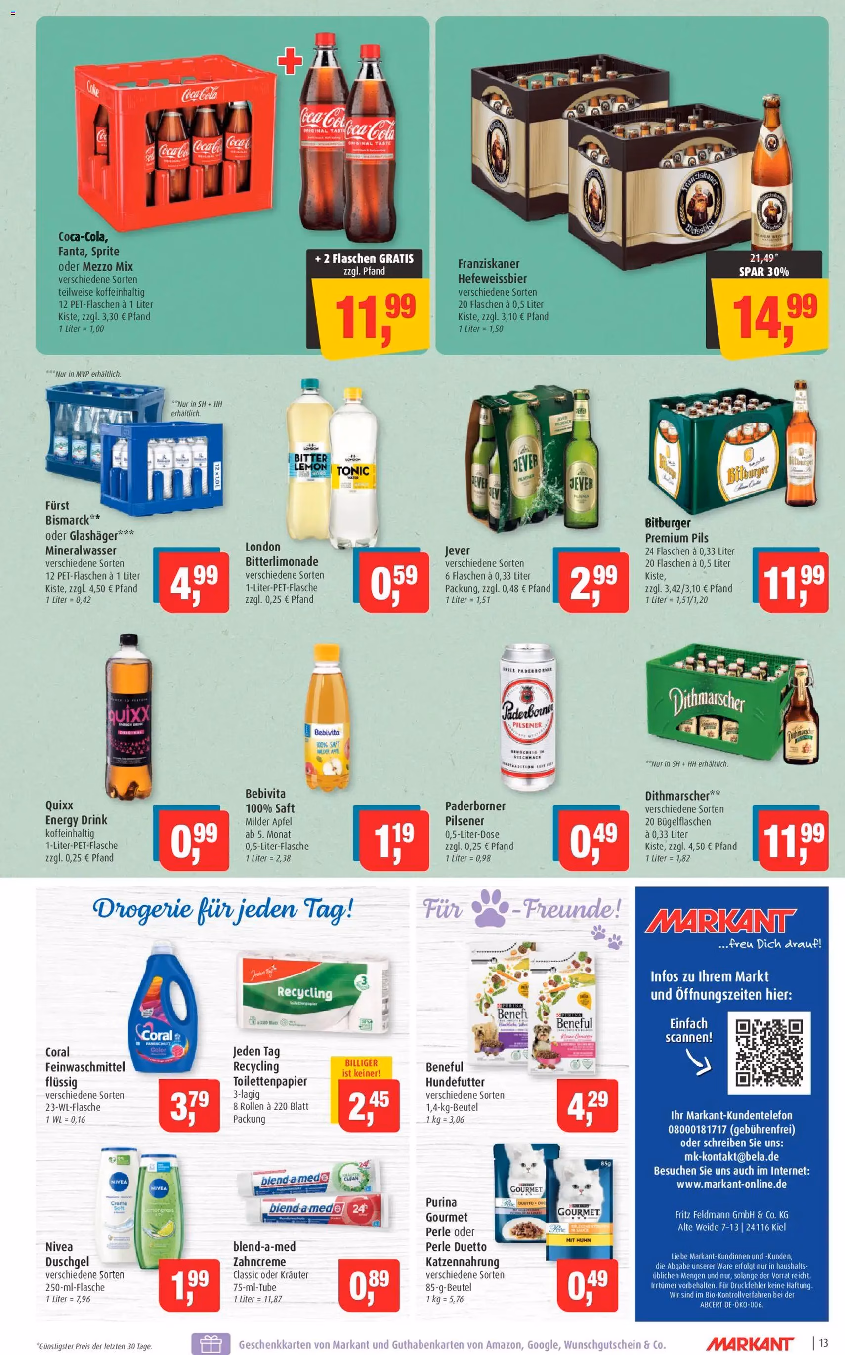 Markant Prospekt - Gültiger Prospekt ab 10.11.2025, Seite 13 von insgesamt 14
