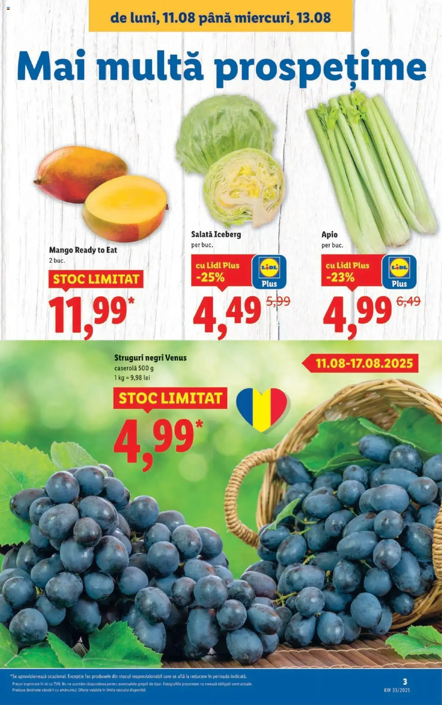 Catalog Lidl - cataloage valabile începând cu 11.08.2025 pagina 3 din 38 Catalog Lidl - cataloage valabile începând cu 11.08.2025 pagina 3 din 38