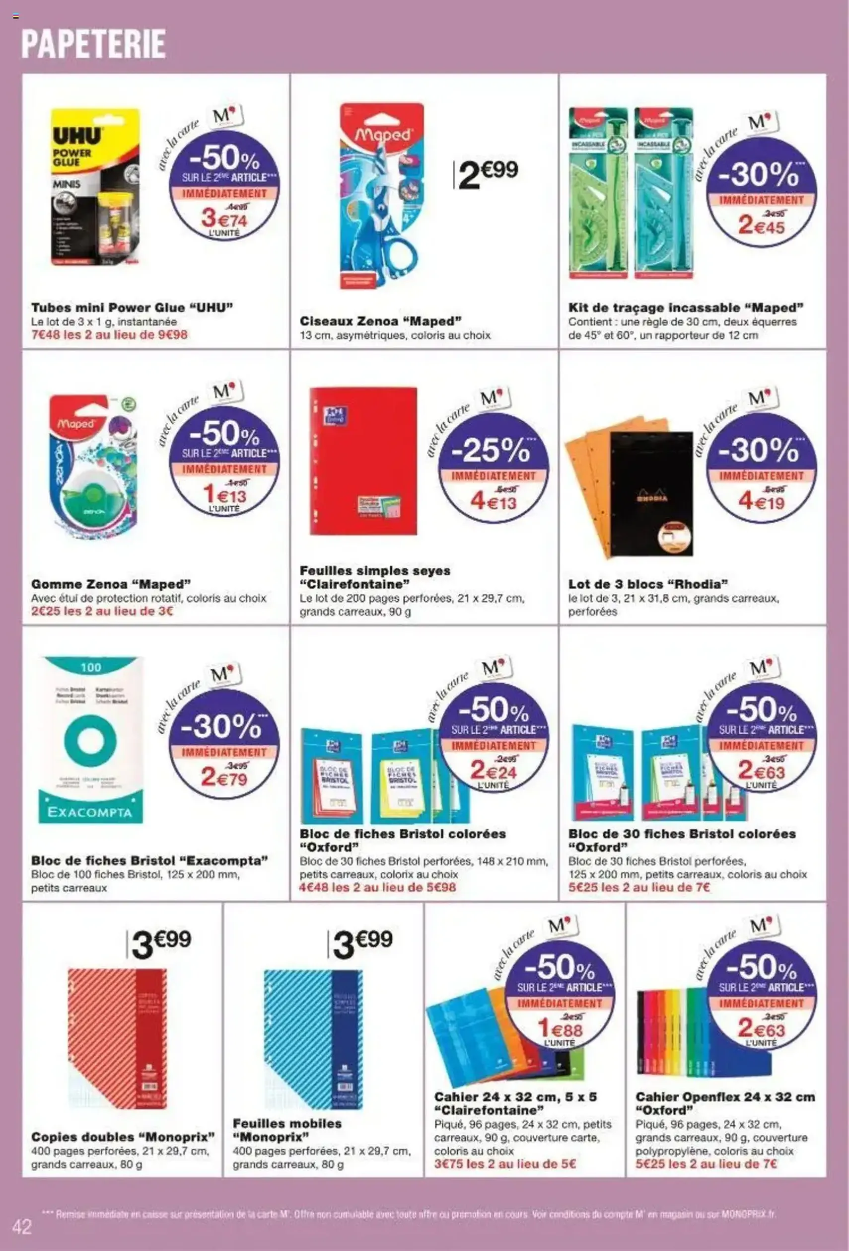 Monoprix catalogue - brochure valable à partir du 29/07/2025, page 42 sur 47 Monoprix catalogue - brochure valable à partir du 29/07/2025, page 42 sur 47