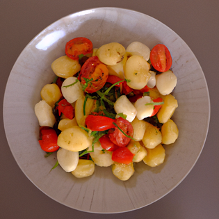 Recipe preview Healthy Mediterranean Gnocchi Vegan Salad