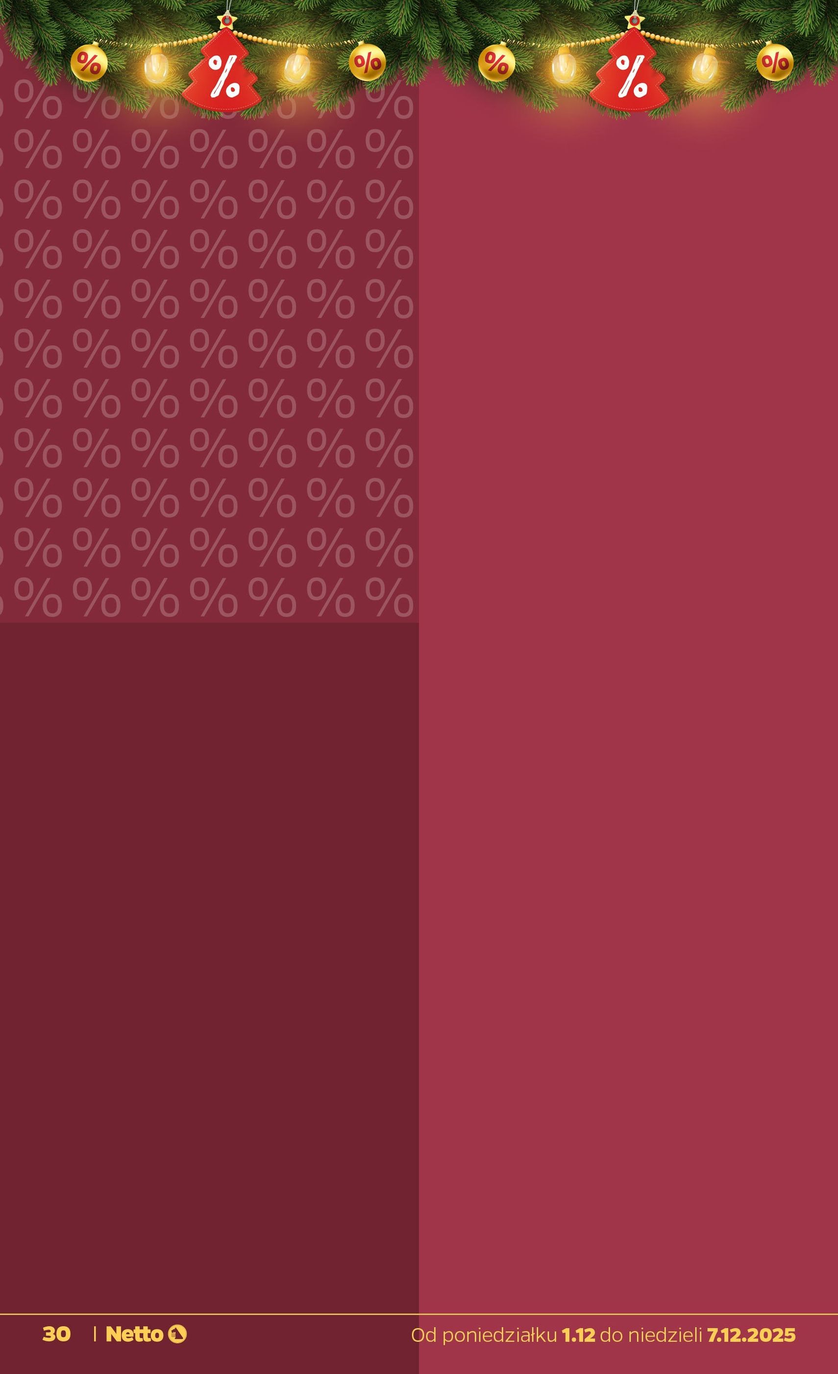 Netto gazetka - Spożywcza - ważny gazetka od 01.12.2025 strona 30 z 38