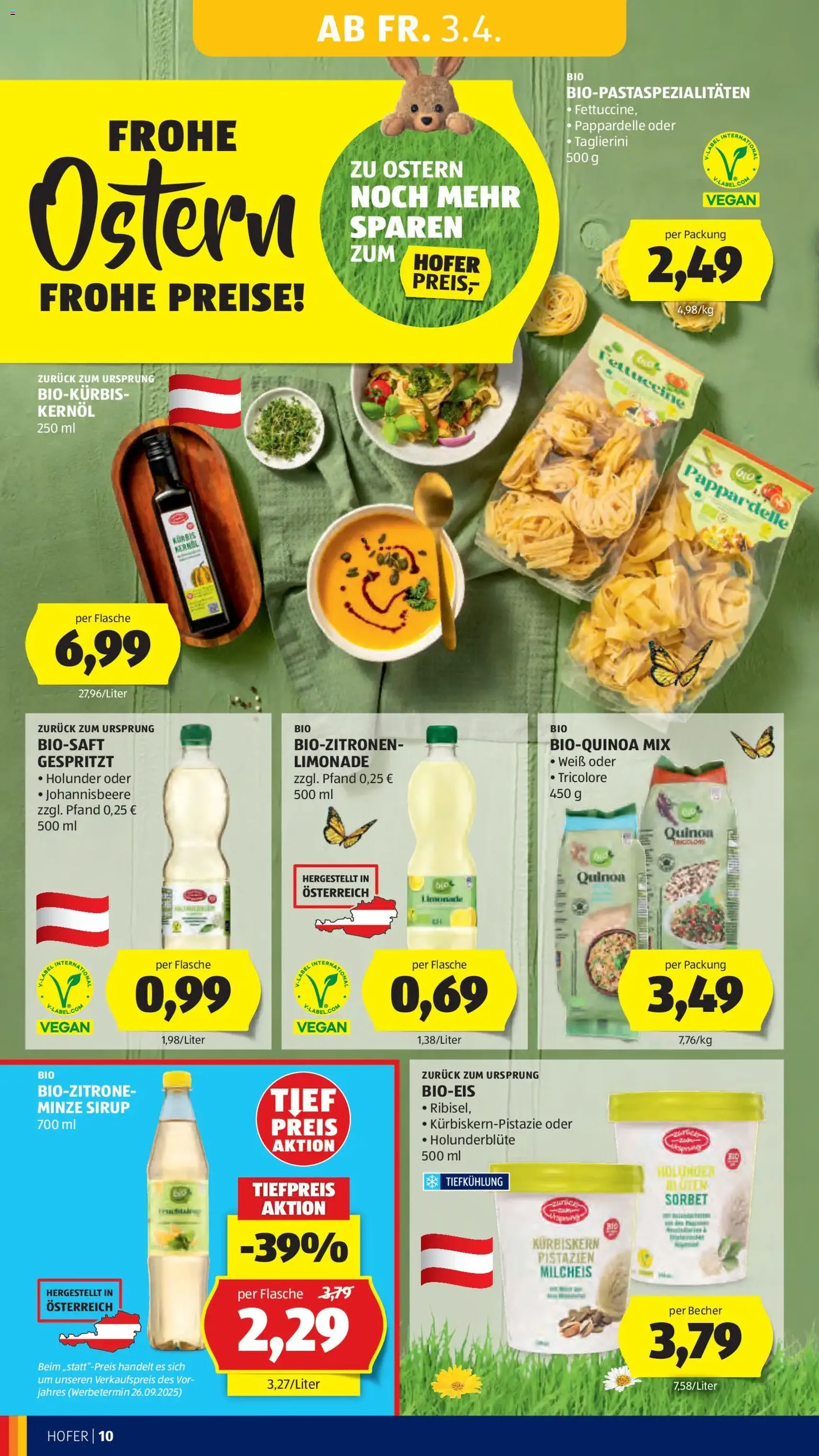 Hofer Flugblatt - Gültiger Prospekt ab 01.04.2026, Seite 12 von insgesamt 41