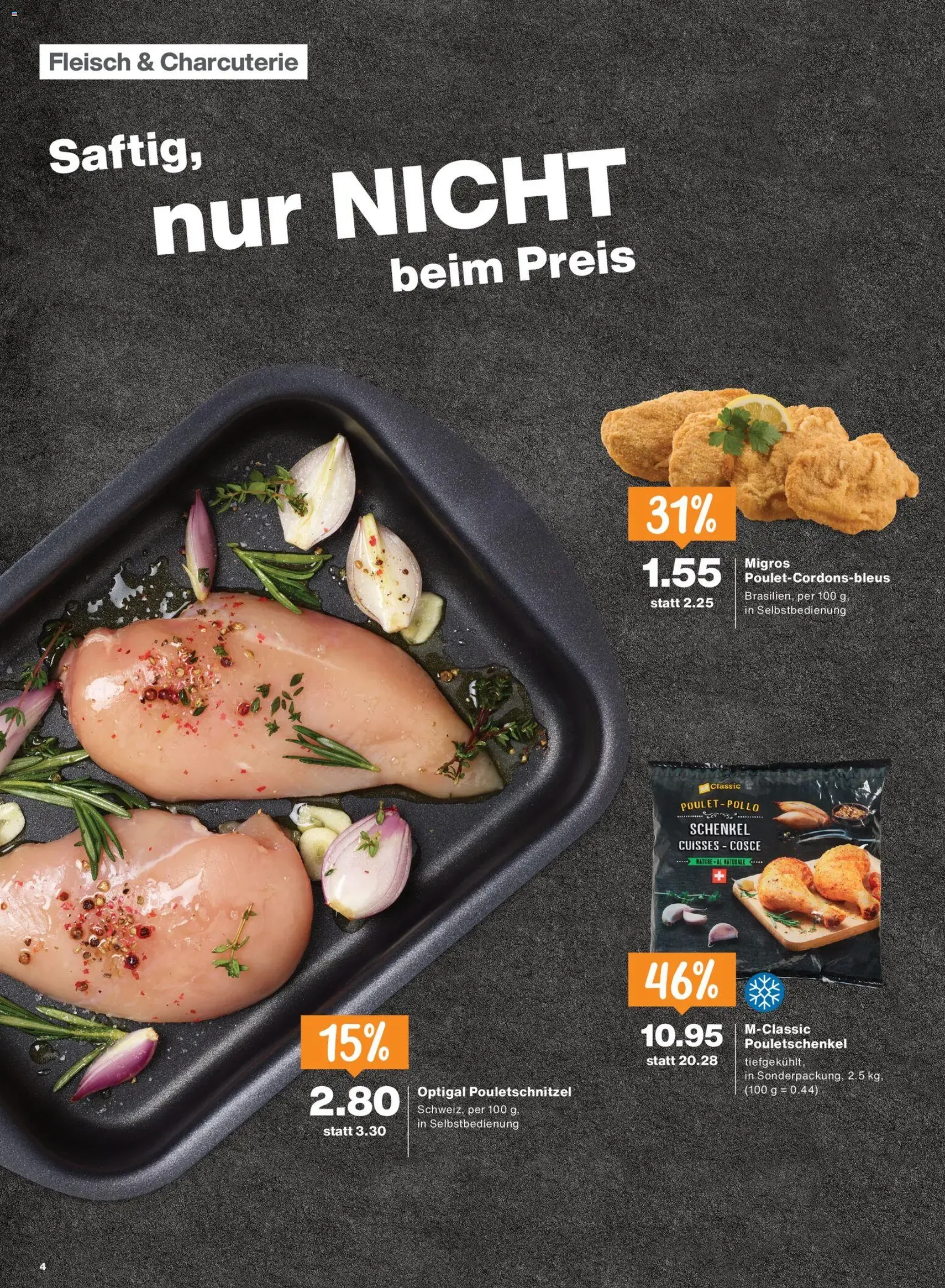 Migros aktionen - Gültiger Prospekt ab 01.10.2026, Seite 4 von insgesamt 24