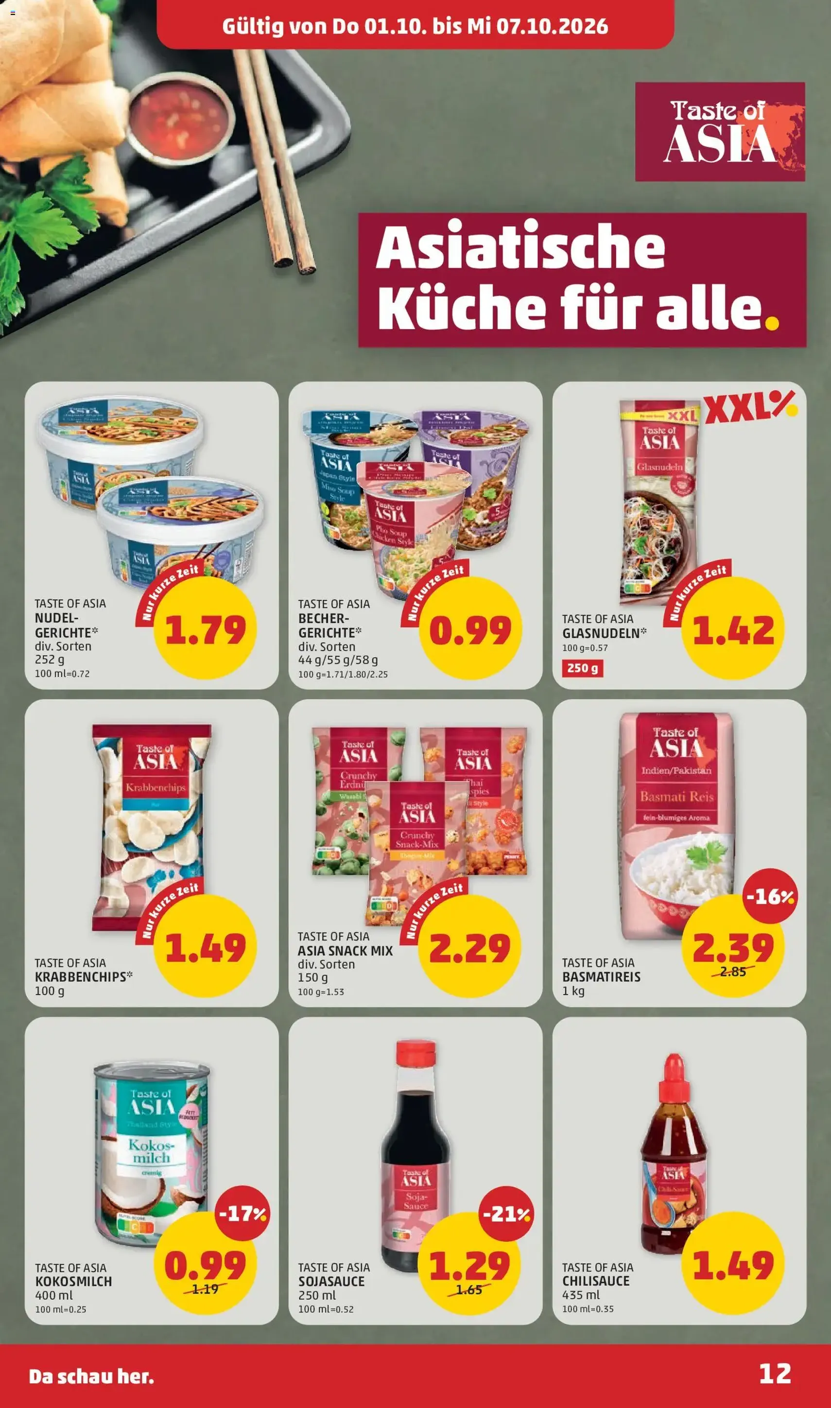 Penny Markt - Flugblatt - Gültiger Prospekt ab 01.10.2026, Seite 12 von insgesamt 32