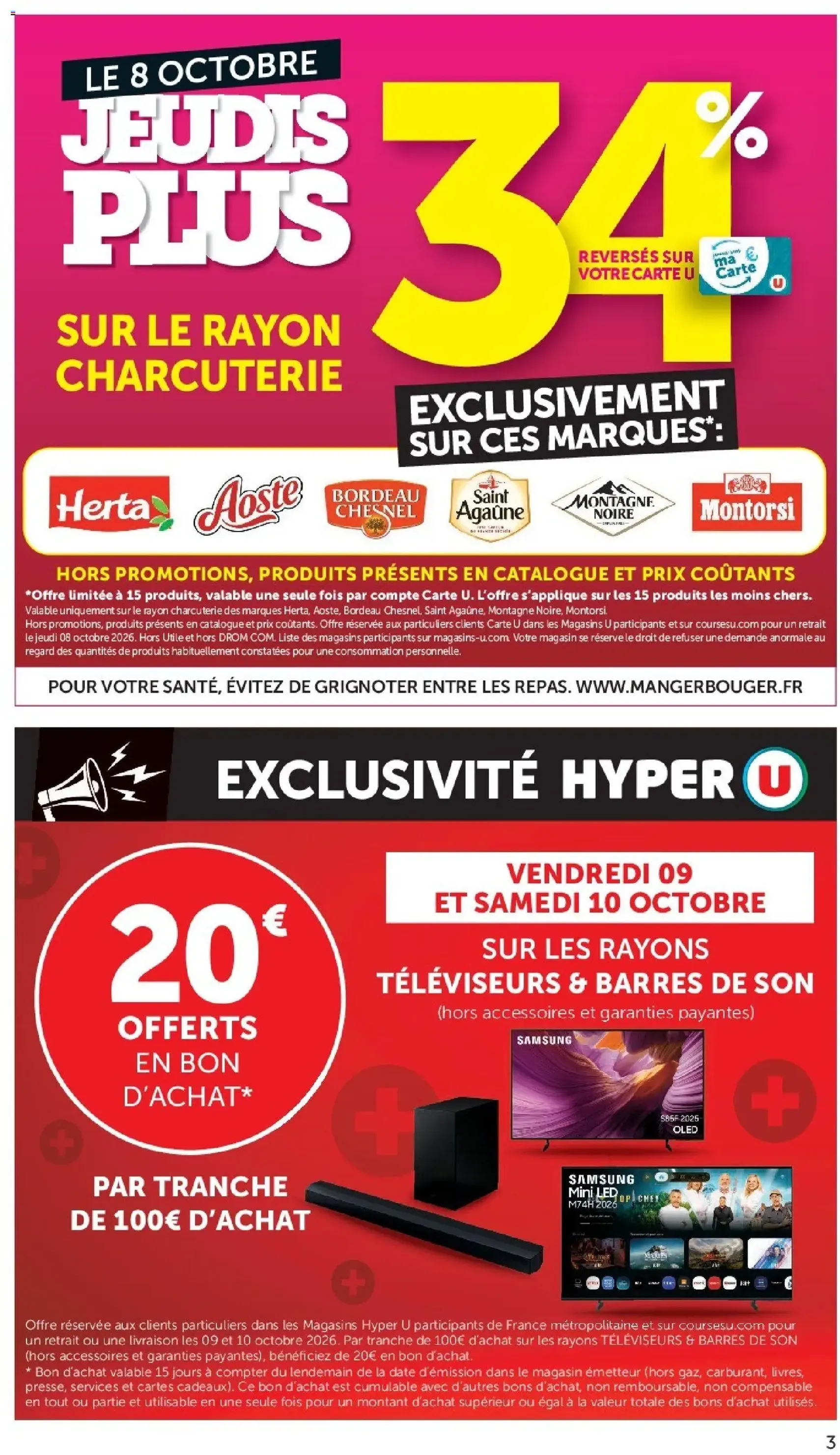 Hyper U catalogue - brochure valable à partir du 06/10/2026, page 3 sur 48