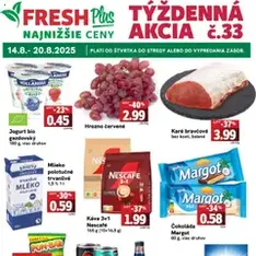 Fresh Leták - náhľad letáku platný od 14.08.2025
