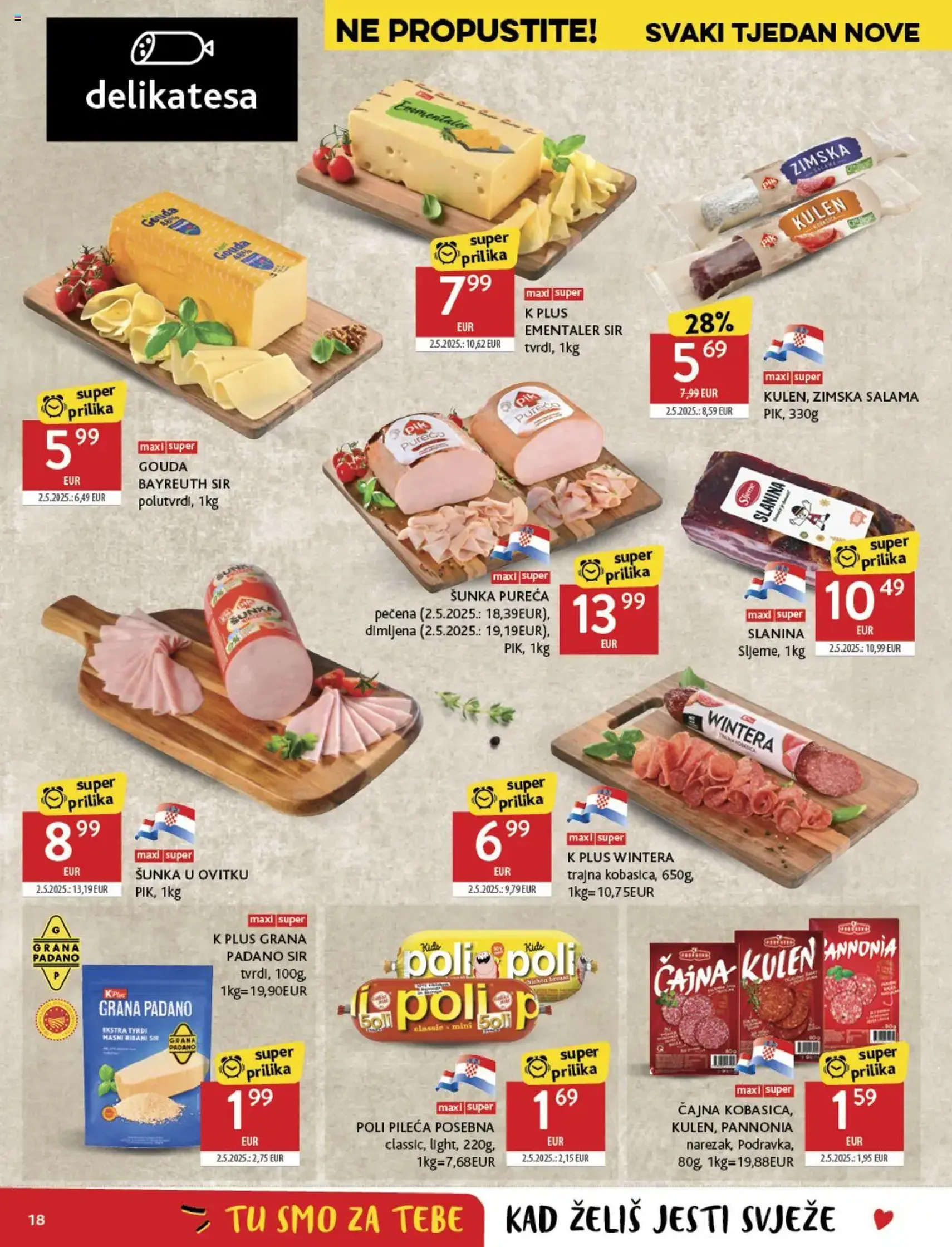 Konzum HR Akciós újság - 2025.07.23. érvényes szórólap 18 oldal 40 oldalból Konzum HR Akciós újság - 2025.07.23. érvényes szórólap 18 oldal 40 oldalból