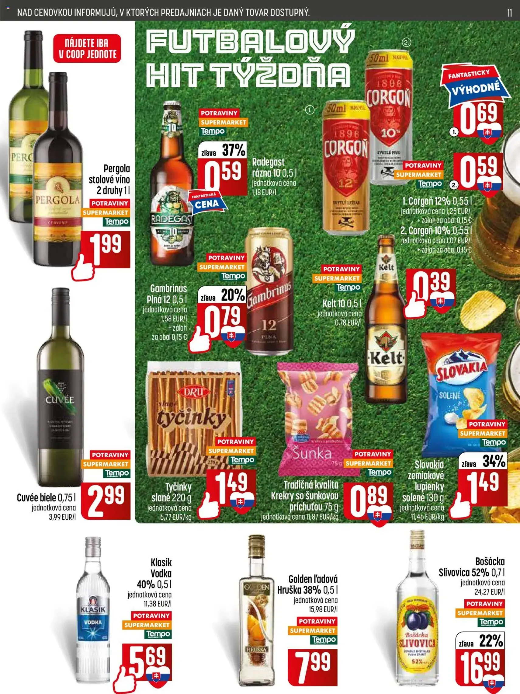 COOP Jednota leták - platný leták od 02.07.2026 strana 11 z 28