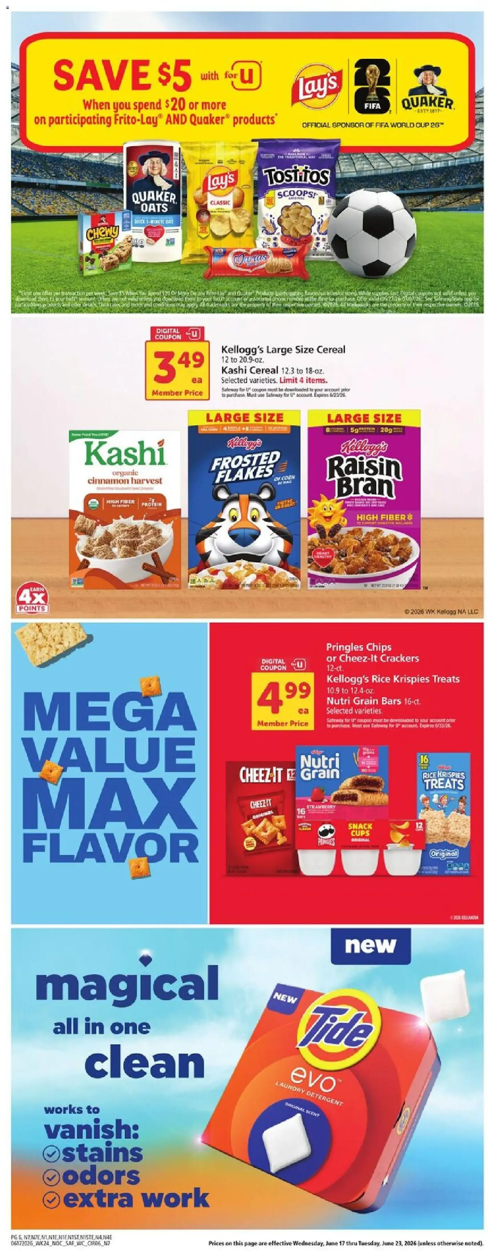 Safeway Weekly Ad - valid flyer from 06/17/2026, page 6 of 11