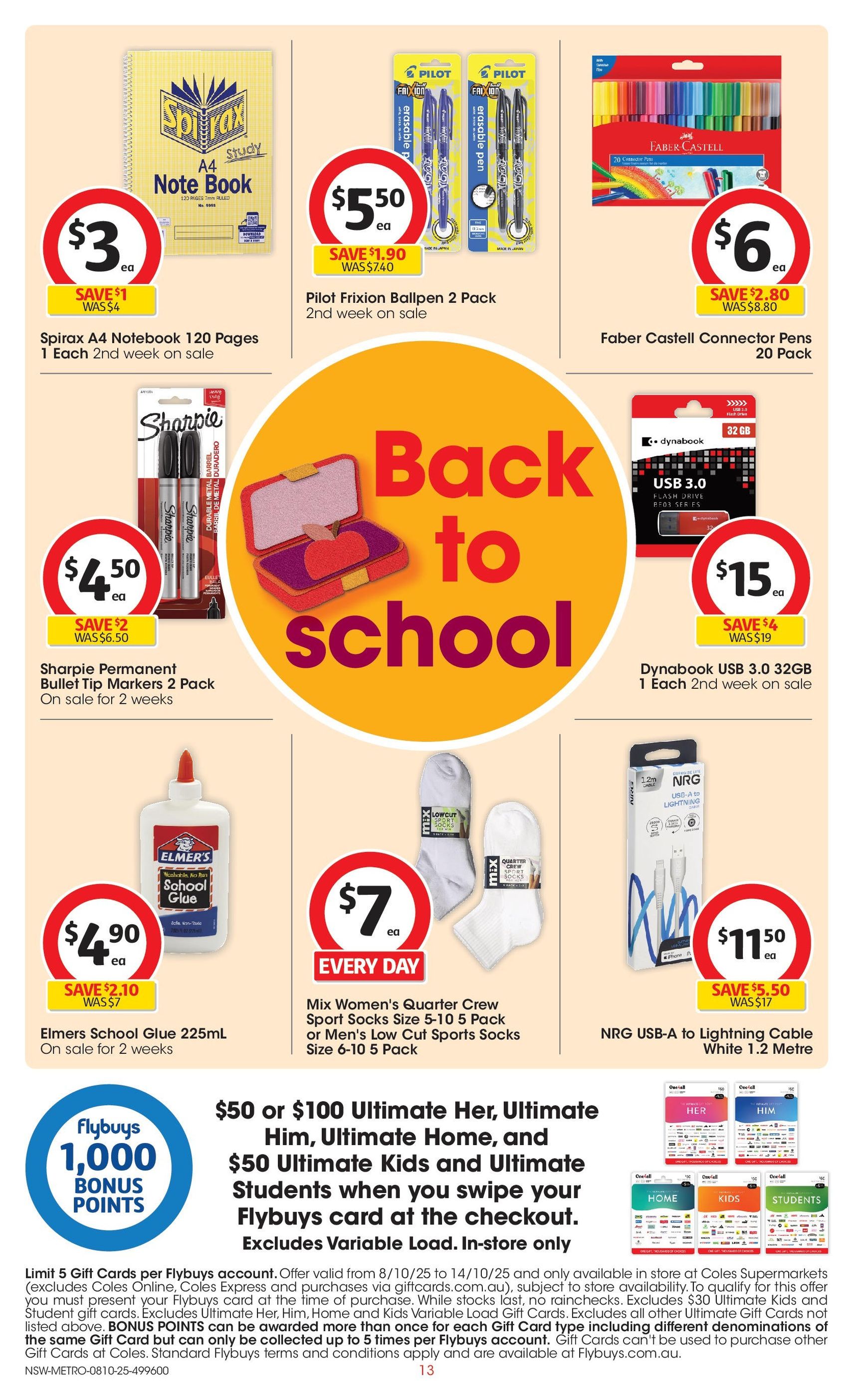 Coles Catalogue NSW - valid flyer from 08/10/2025, page 13 of 49