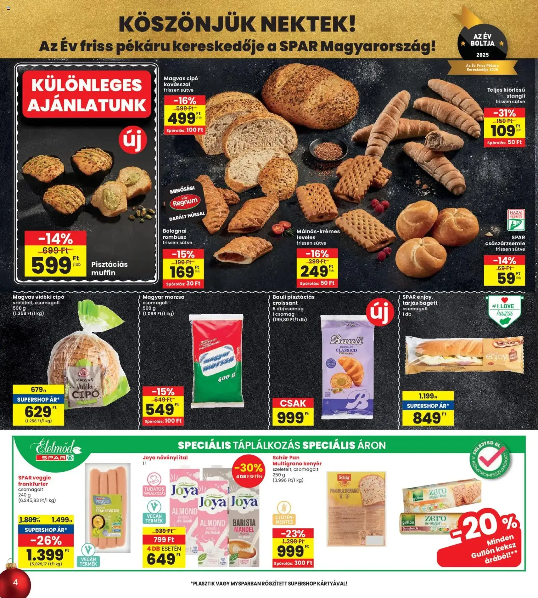 Interspar Akciós újság - 2025.12.04. érvényes szórólap 4 oldal 20 oldalból