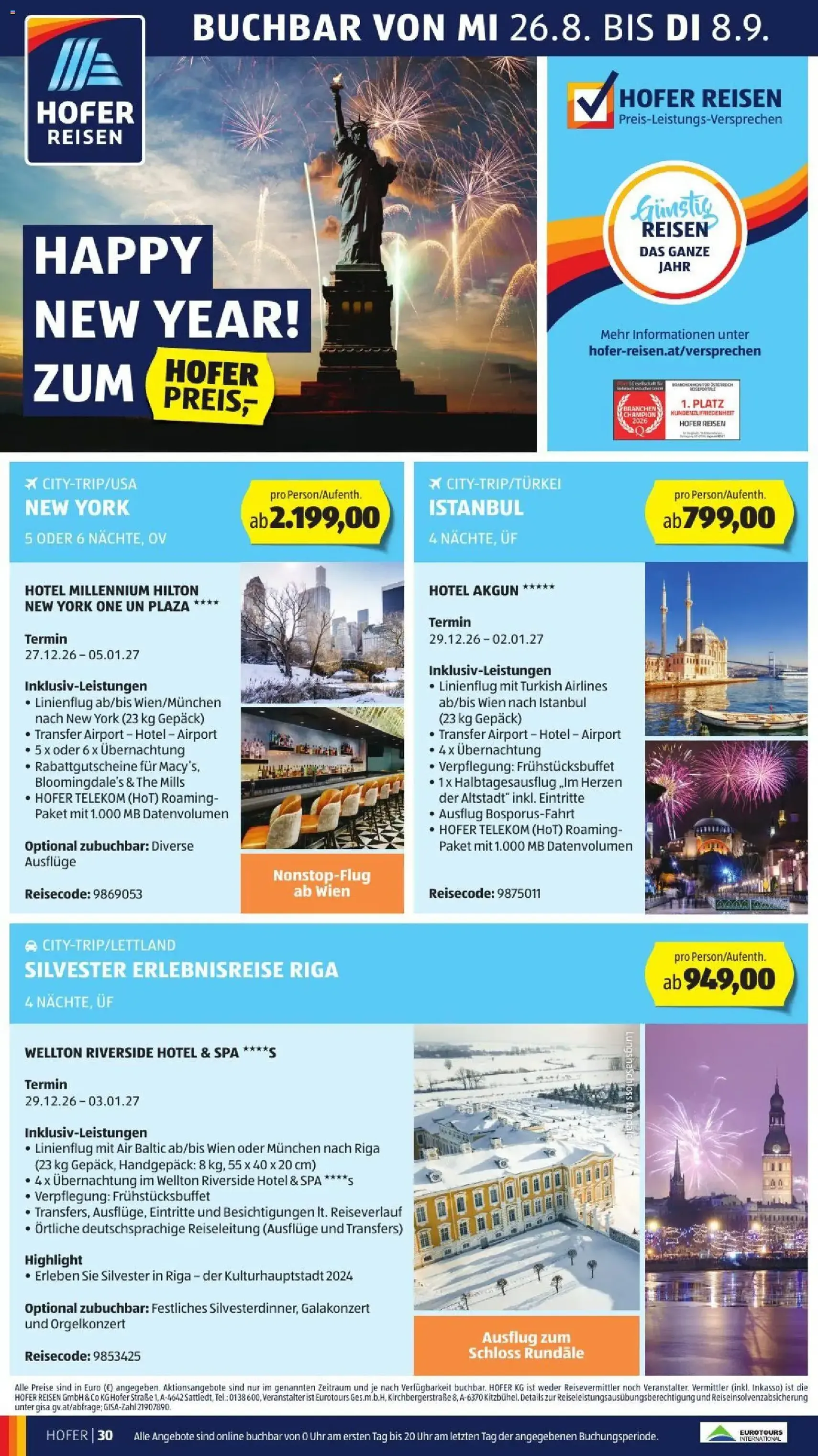 Hofer Flugblatt - Gültiger Prospekt ab 28.08.2026, Seite 42 von insgesamt 45