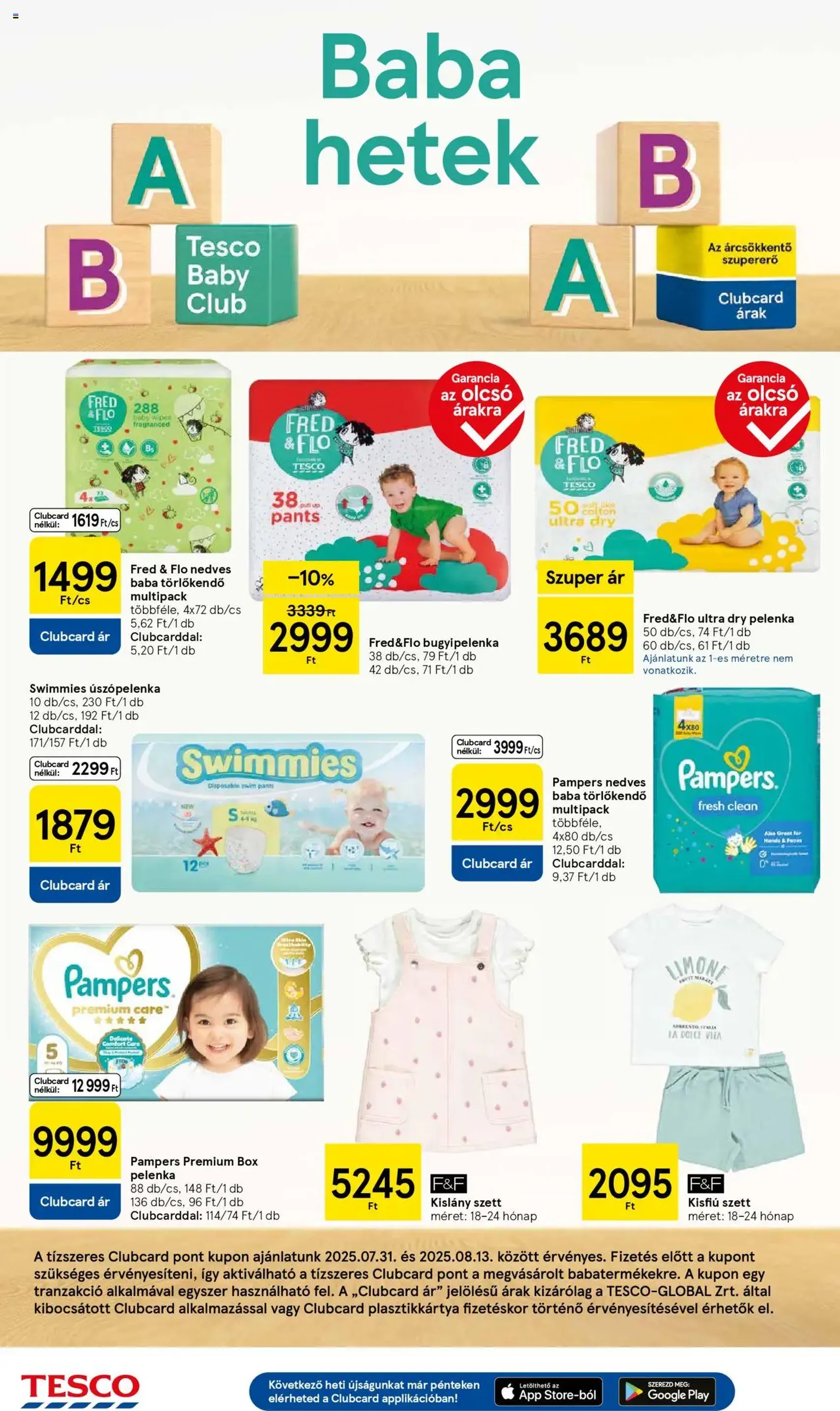 Tesco Hipermarket - Akciós újság - 2025.07.31. érvényes szórólap 12 oldal 32 oldalból Tesco Hipermarket - Akciós újság - 2025.07.31. érvényes szórólap 12 oldal 32 oldalból