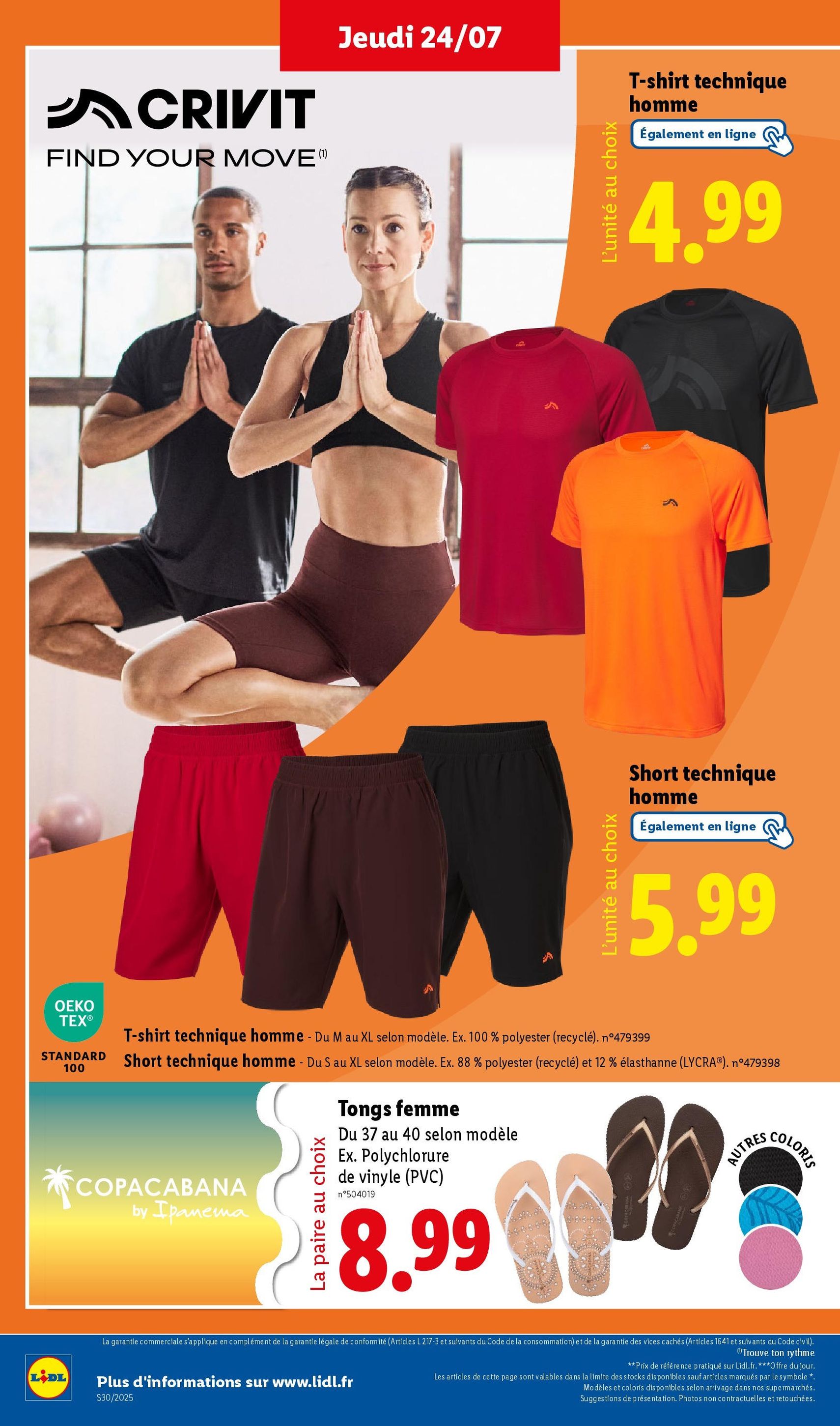 LIDL catalogue semaine 29 - brochure valable à partir du 24/07/2025, page 32 sur 73 LIDL catalogue semaine 29 - brochure valable à partir du 24/07/2025, page 32 sur 73