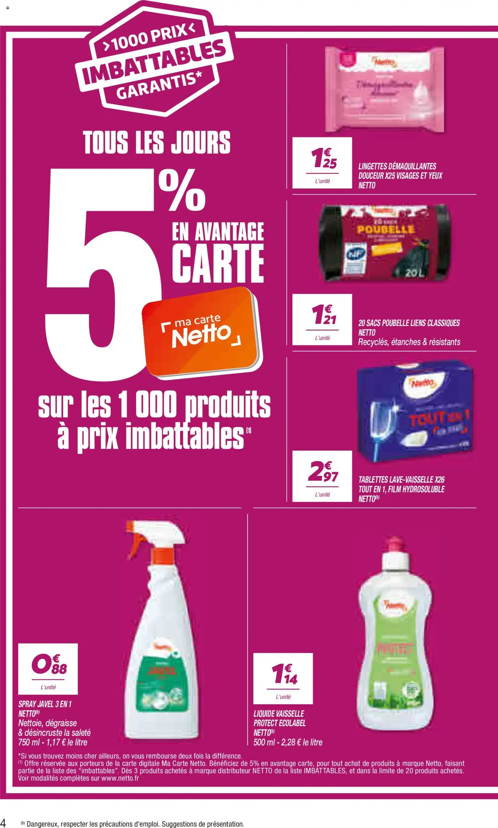 Netto catalogue - brochure valable à partir du 04/08/2026, page 4 sur 20