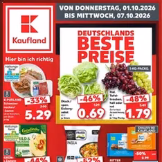 Kaufland Prospekt - Prospekt Vorschau gültig ab 01.10.2026