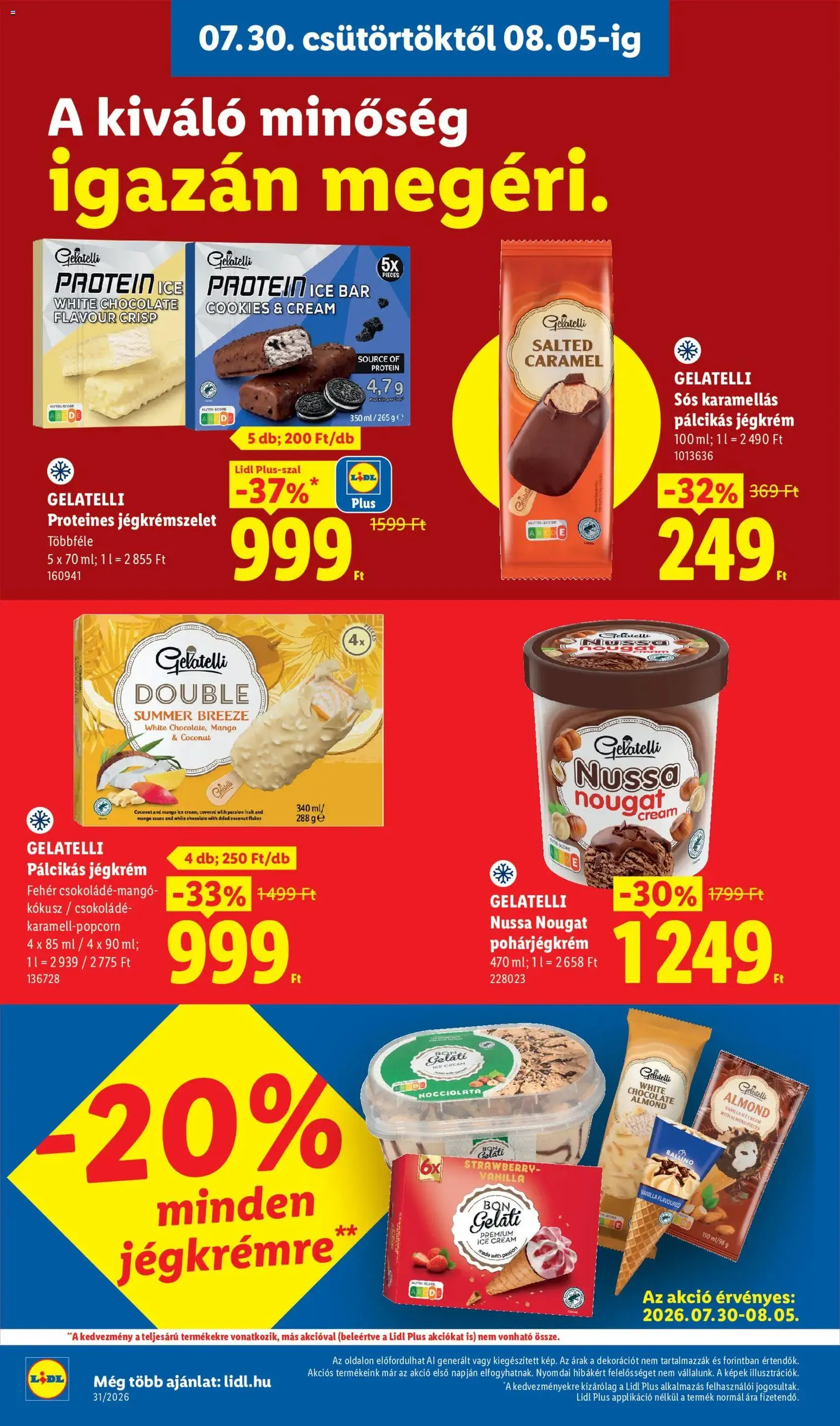 Lidl akciós újság - 2026.07.30. érvényes szórólap 12 oldal 58 oldalból