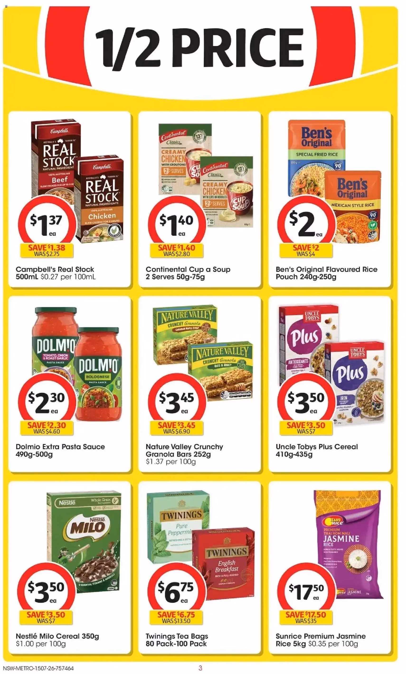 Coles catalogue - valid flyer from 15/07/2026, page 3 of 51