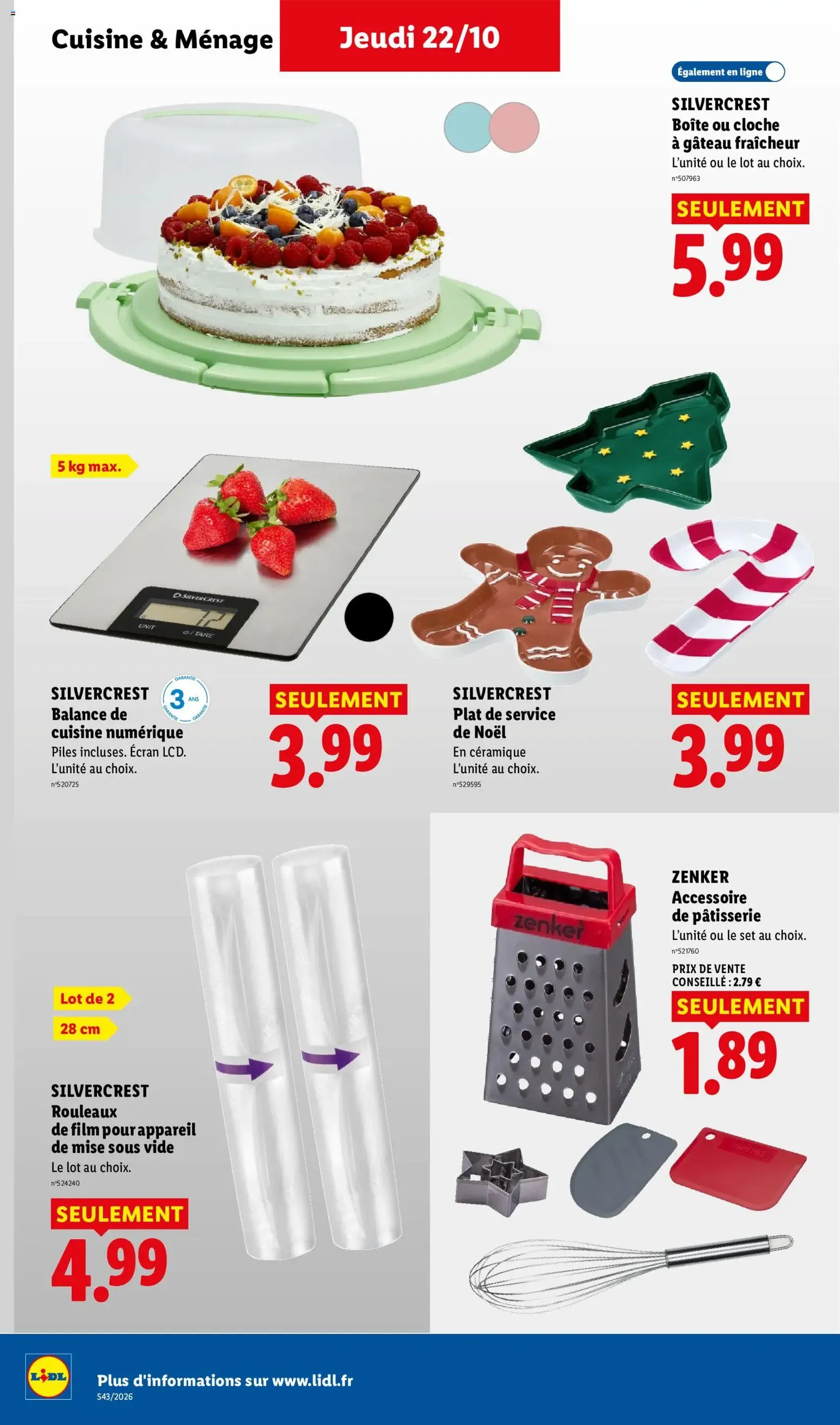 LIDL catalogue - brochure valable à partir du 22/10/2026, page 46 sur 66