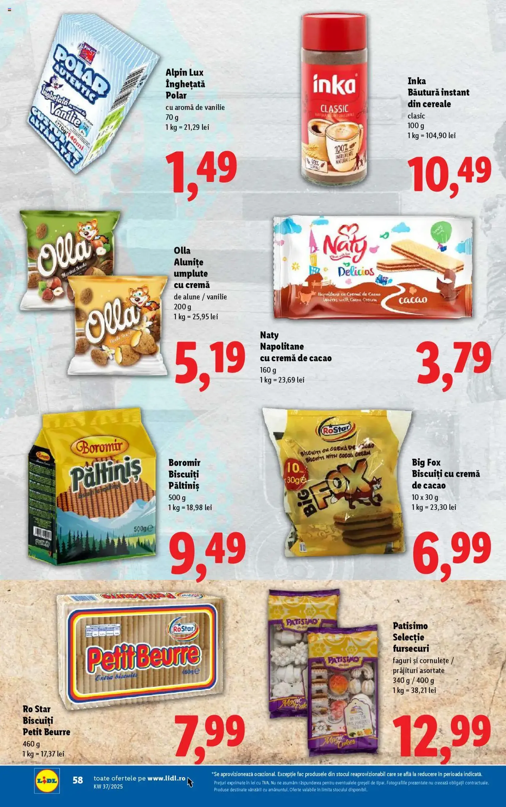 Catalog Lidl - cataloage valabile începând cu 08.09.2025 pagina 58 din 68 Catalog Lidl - cataloage valabile începând cu 08.09.2025 pagina 58 din 68