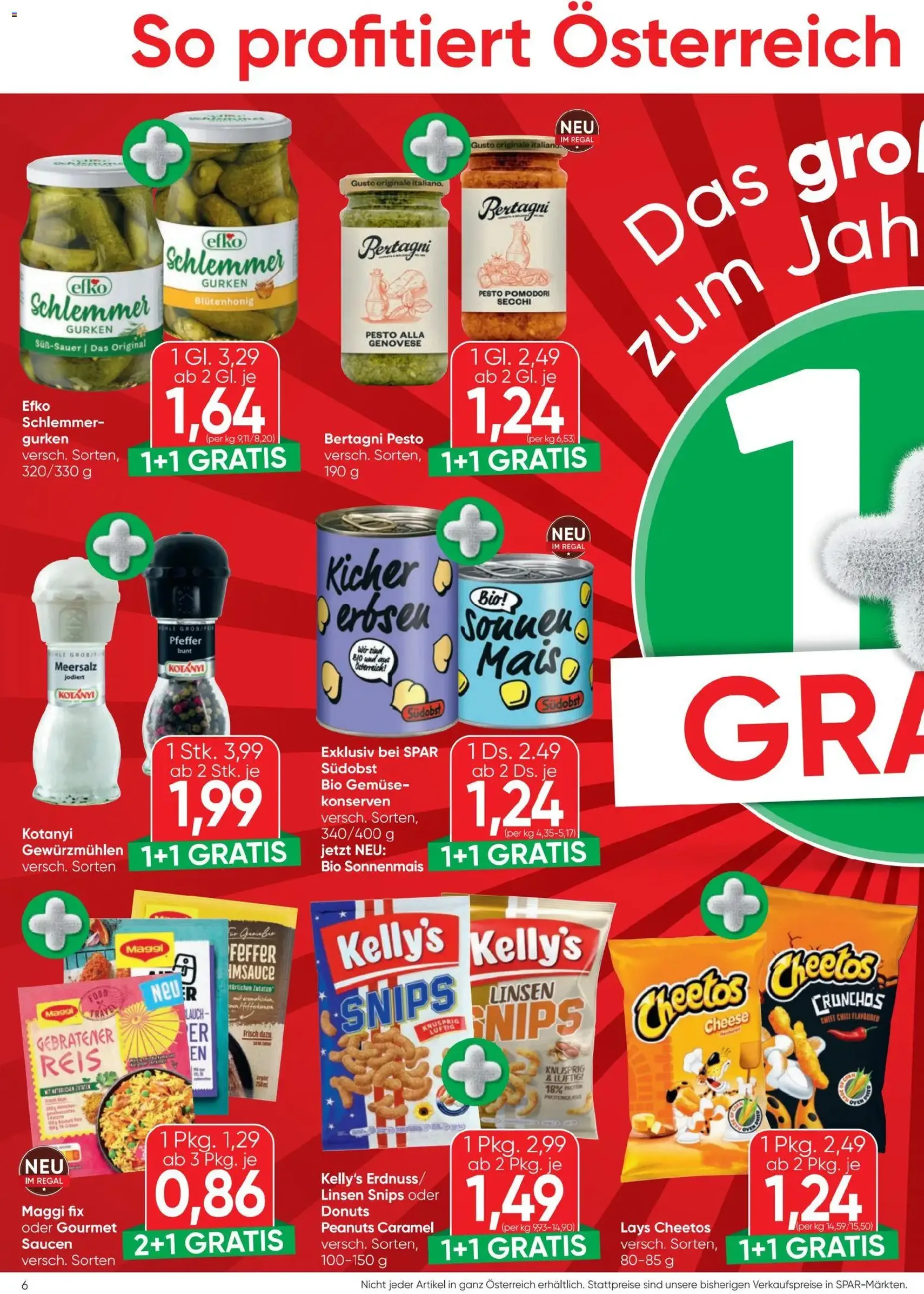 Spar Flugblatt - Gültiger Prospekt ab 15.01.2026, Seite 6 von insgesamt 20