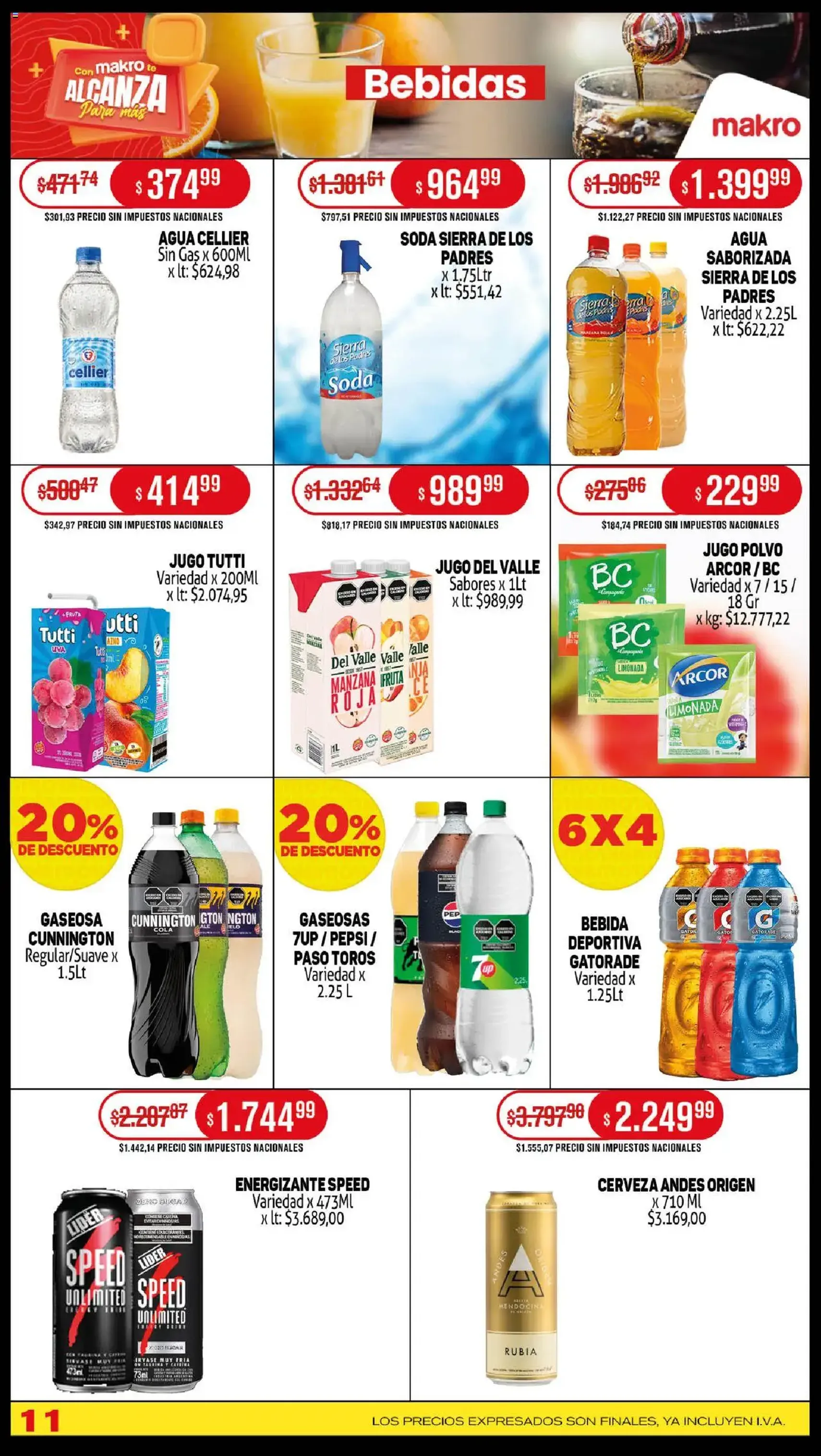 Makro ofertas - folleto válido desde 09/10/2025 página 11 de 16 Makro ofertas - folleto válido desde 09/10/2025 página 11 de 16