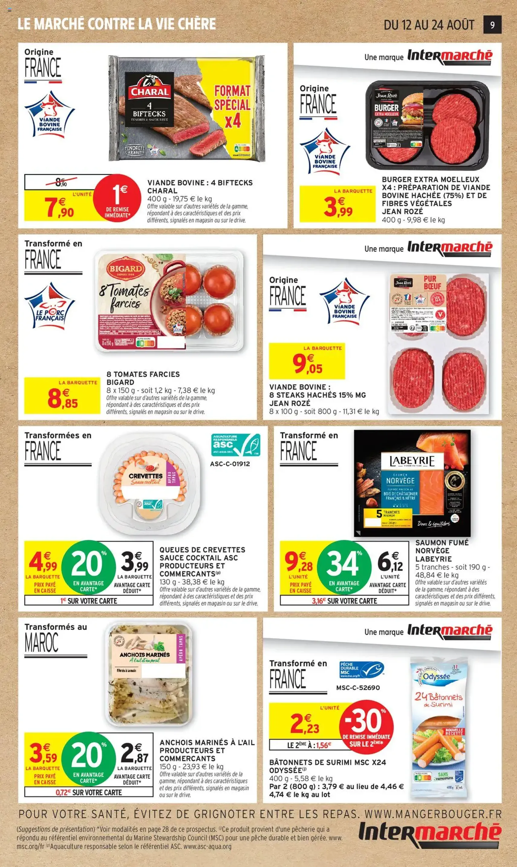 Intermarché catalogue semaine 32 - brochure valable à partir du 12/08/2025, page 9 sur 40