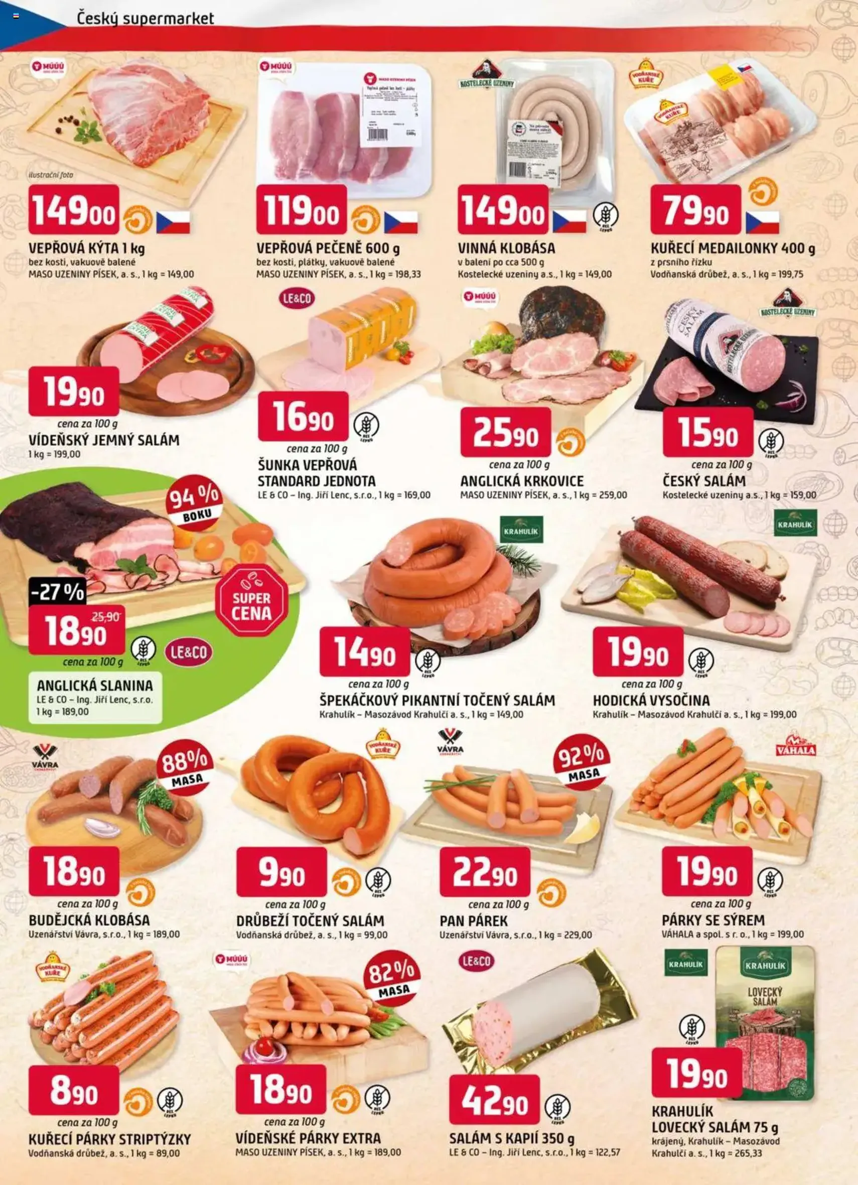 Trefa leták - platný leták od 22.10.2025 strana 2 z 16 Trefa leták - platný leták od 22.10.2025 strana 2 z 16