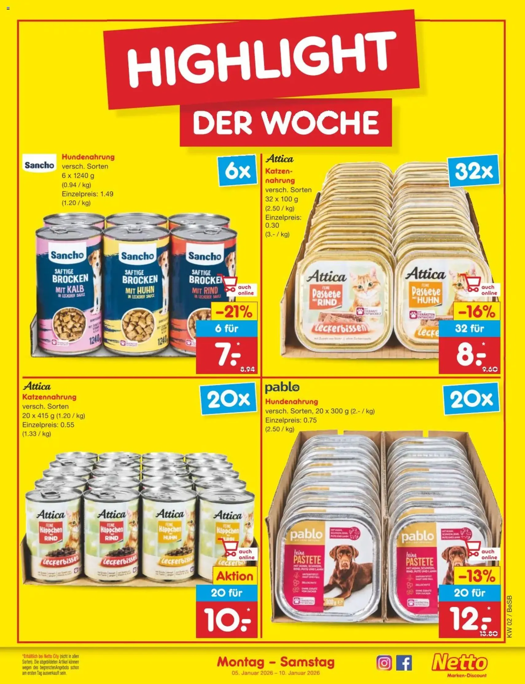 Netto Marken-Discount Prospekt - Gültiger Prospekt ab 05.01.2026, Seite 7 von insgesamt 59