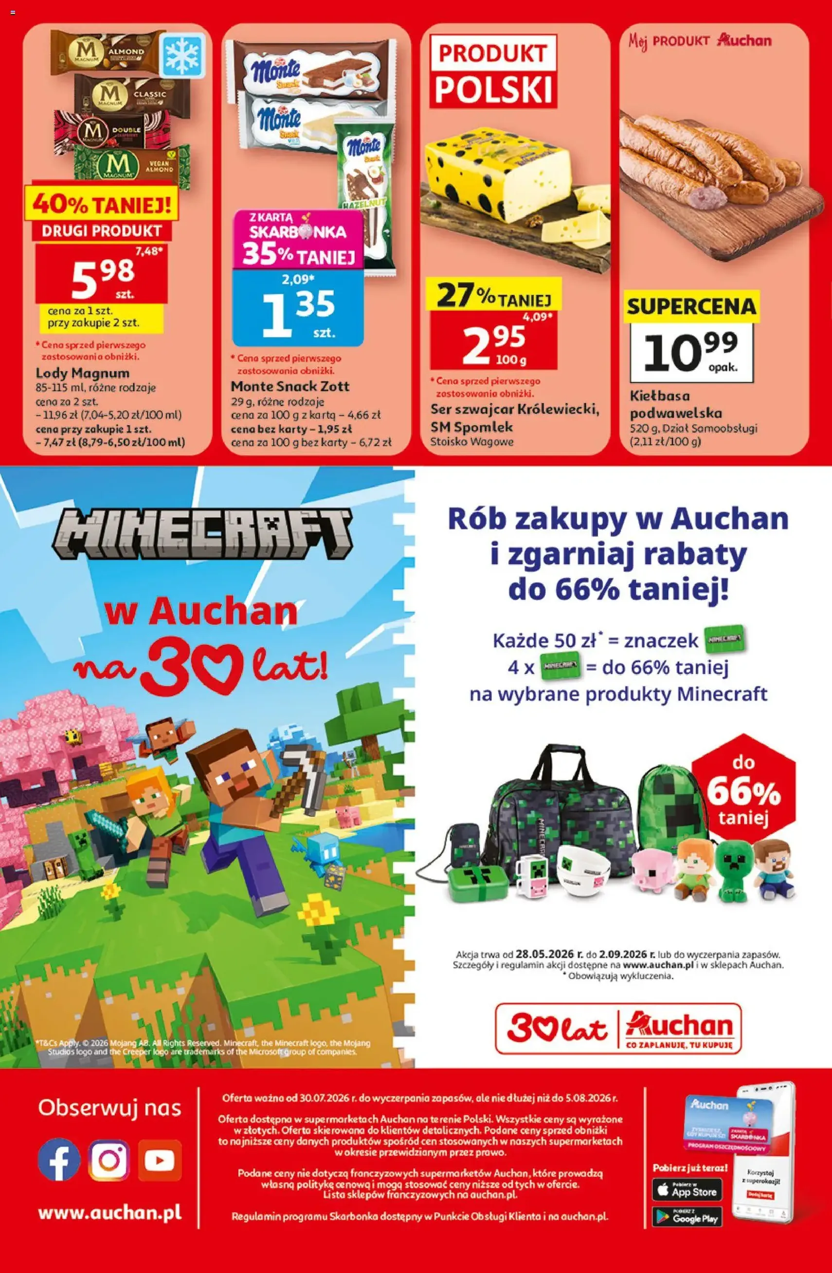 Auchan gazetka - ważny gazetka od 30.07.2026 strona 8 z 8