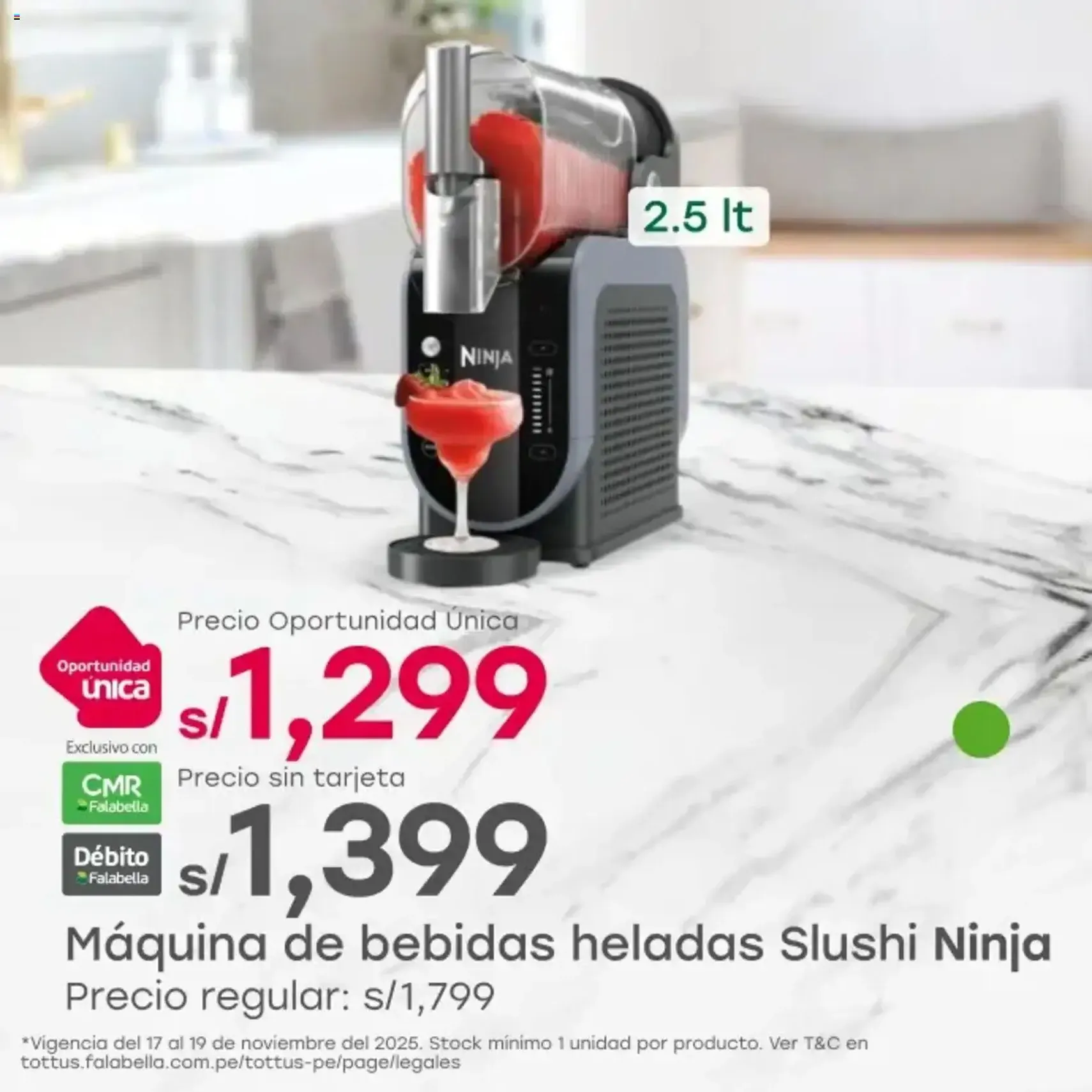 Catálogo Tottus - folleto válido desde 17/11/2025 página 1 de 4