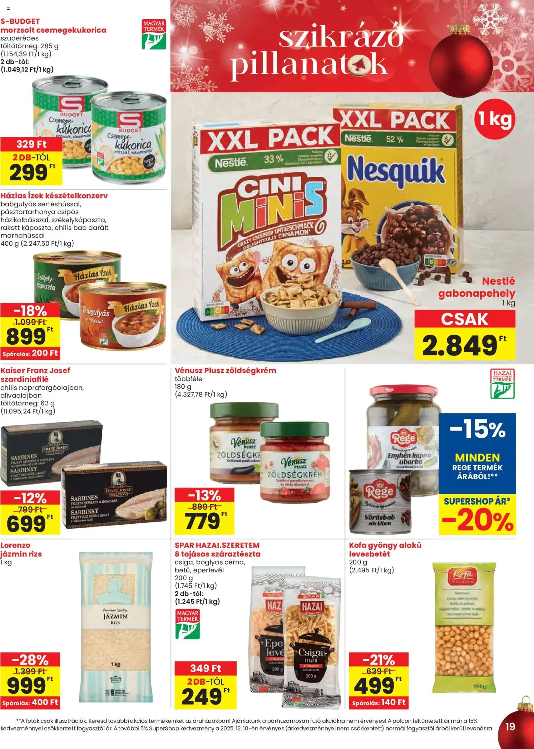 Spar Akciós újság - 2025.12.11. érvényes szórólap 19 oldal 28 oldalból