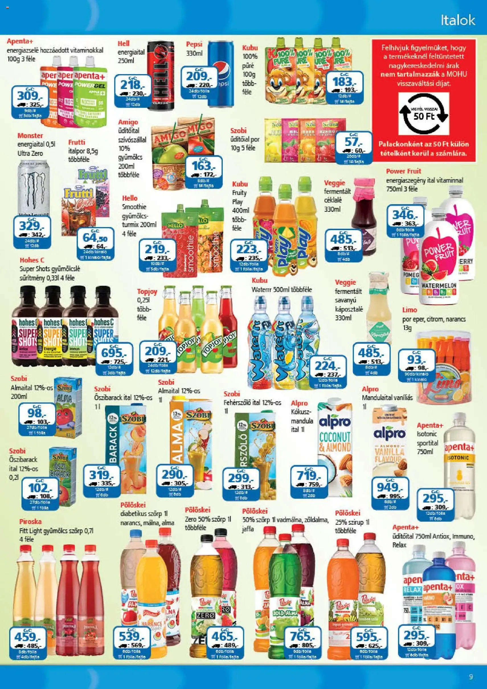 ÁRKLUB Akciós újság - 2026.01.01. érvényes szórólap 9 oldal 32 oldalból