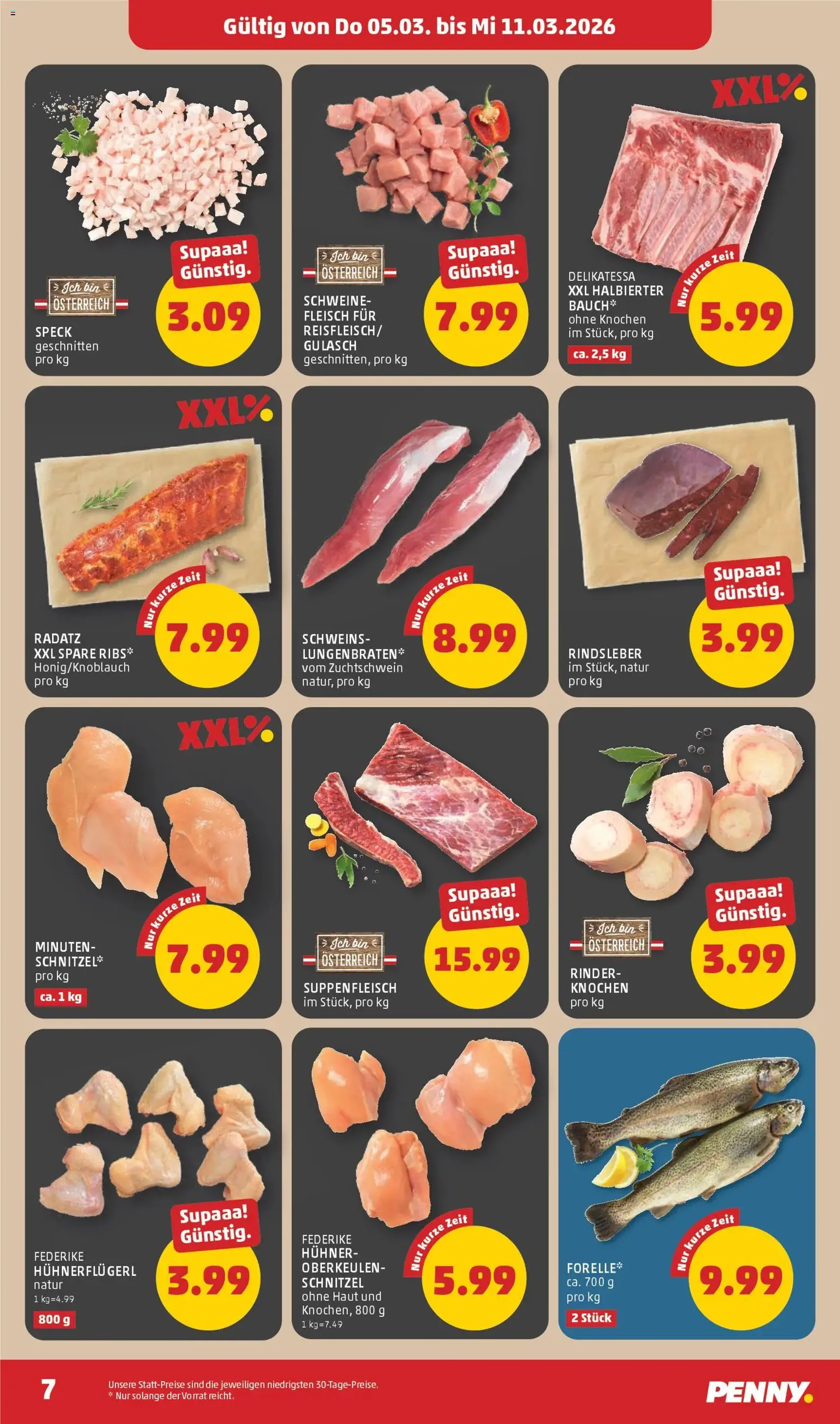 Penny Markt - Flugblatt - Gültiger Prospekt ab 05.03.2026, Seite 7 von insgesamt 32