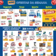 Akki Atacadista - Ofertas da semana - pré-visualização do folheto, válido a partir de 28/07/2025