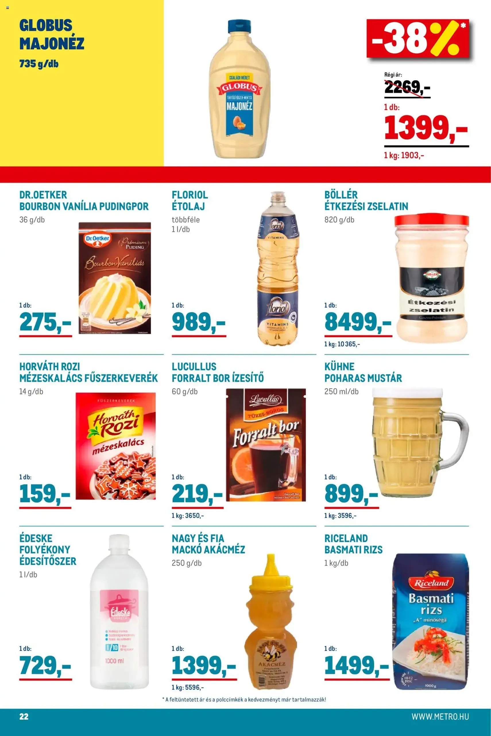 Metro - Élelmiszer és Szezonális katalógus 2025/12 - 2025.12.01. érvényes szórólap 22 oldal 33 oldalból