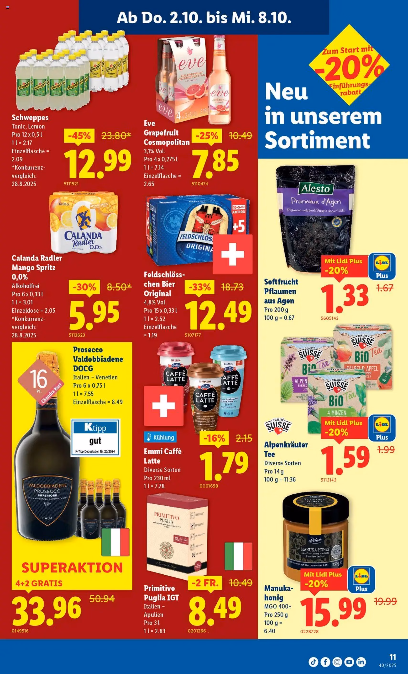 Lidl Aktionen - Gültiger Prospekt ab 02.10.2025, Seite 11 von insgesamt 36