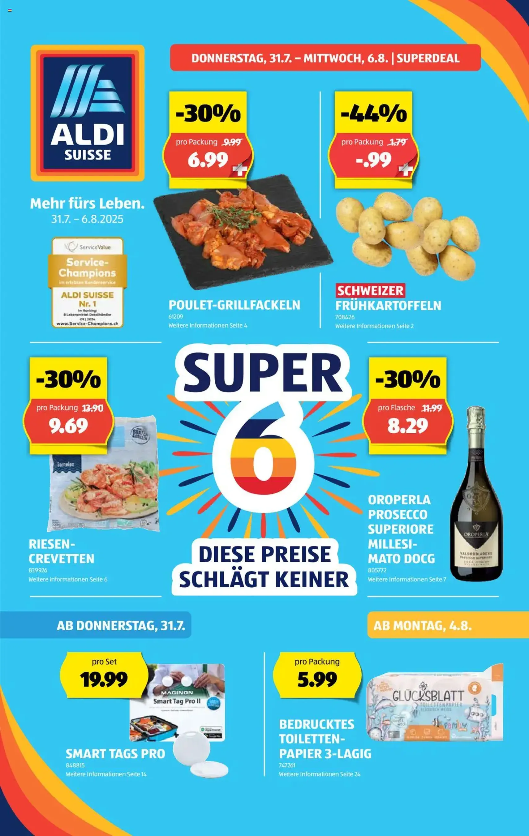 Aldi Aktionen - Gültiger Prospekt ab 31.07.2025, Seite 1 von insgesamt 35 Aldi Aktionen - Gültiger Prospekt ab 31.07.2025, Seite 1 von insgesamt 35